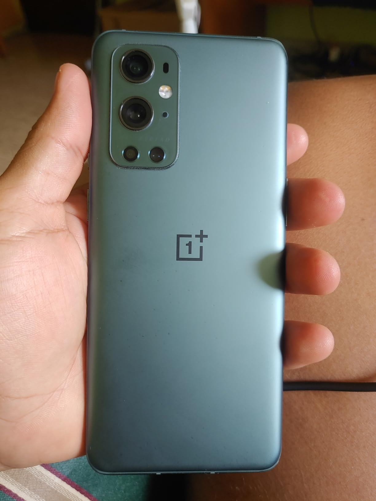 OnePlus 9 Pro, 5G Android Smartphone U.S Version,12GB RAM+256GB Storage,120Hz Fluid Display,Hasselblad Quad Camera, Fully Unlocked (Morning Mist) (Renewed) - Customer Photo 1