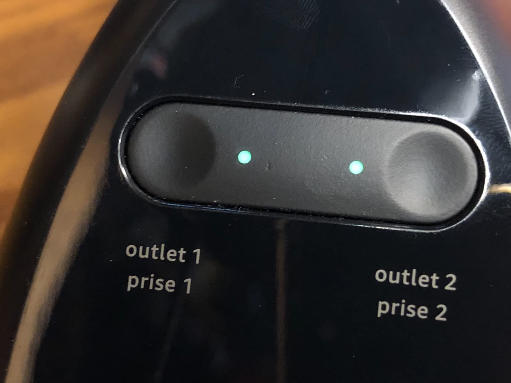 Amazon Basics Outdoor Smart Plug with 2 Individually Controlled Outlets, Works with Alexa Only, 2.4 GHz Wi-Fi, No Hub Required, Black - Customer Photo 4