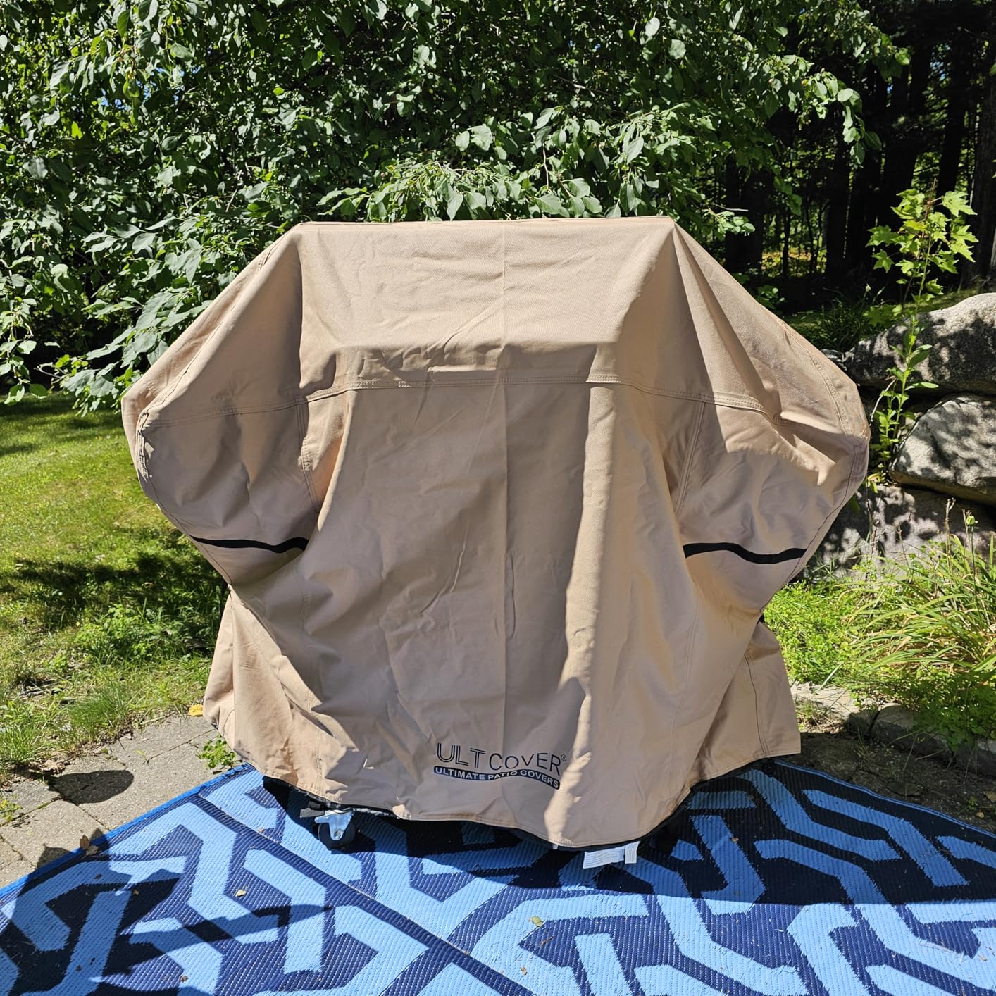 ULTCOVER Waterproof Grill Cover 64 inch, Heavy Duty BBQ Cover for 4-6 Burners Outdoor Gas Barbecue Grill - Customer Photo 1