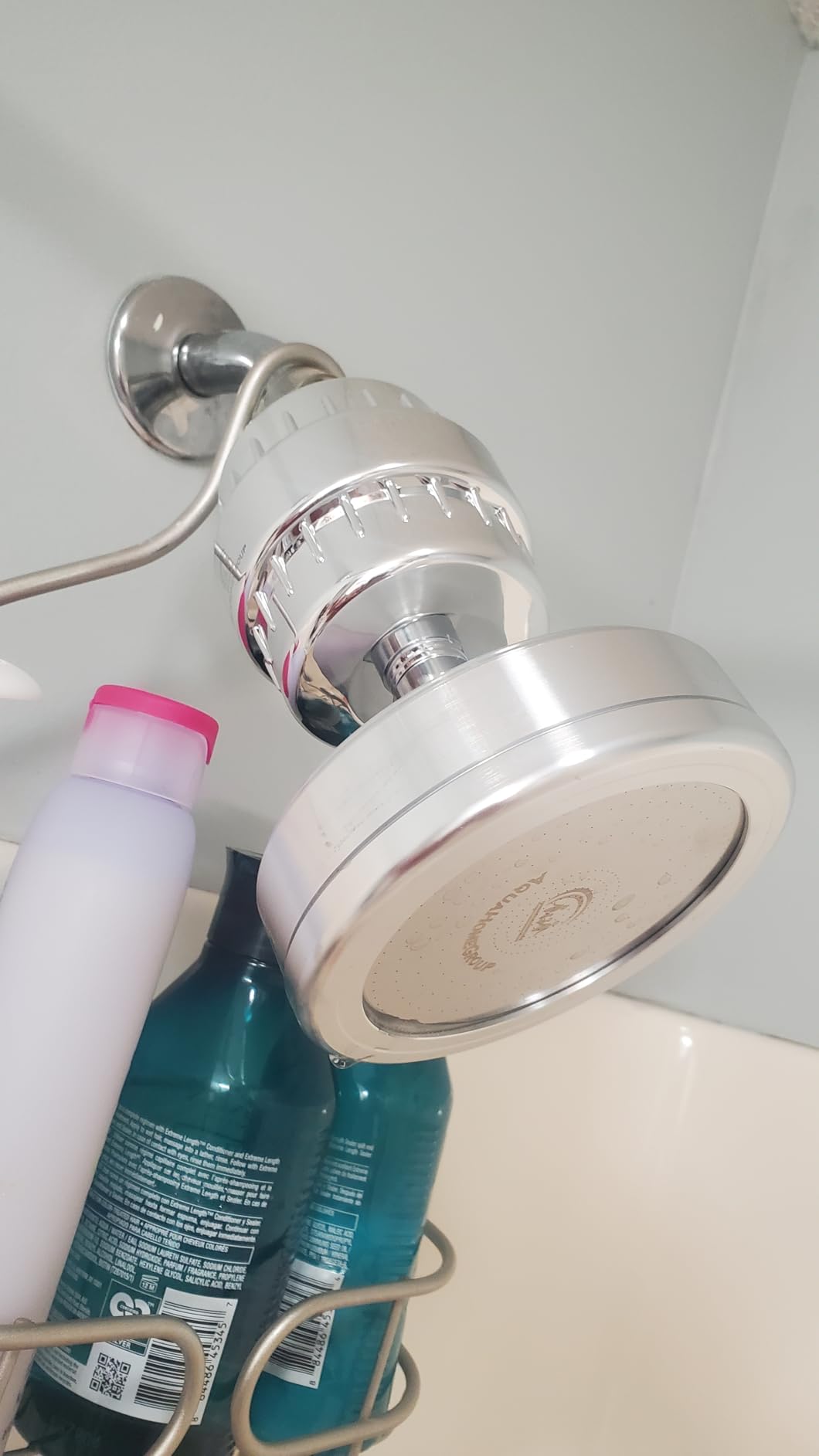 AquaHomeGroup Luxury Filtered Shower Head Set 20+3 Stage Shower Filter for Hard Water Removes Chlorine and Harmful Substances - Showerhead Filter High Output - Customer Photo 1