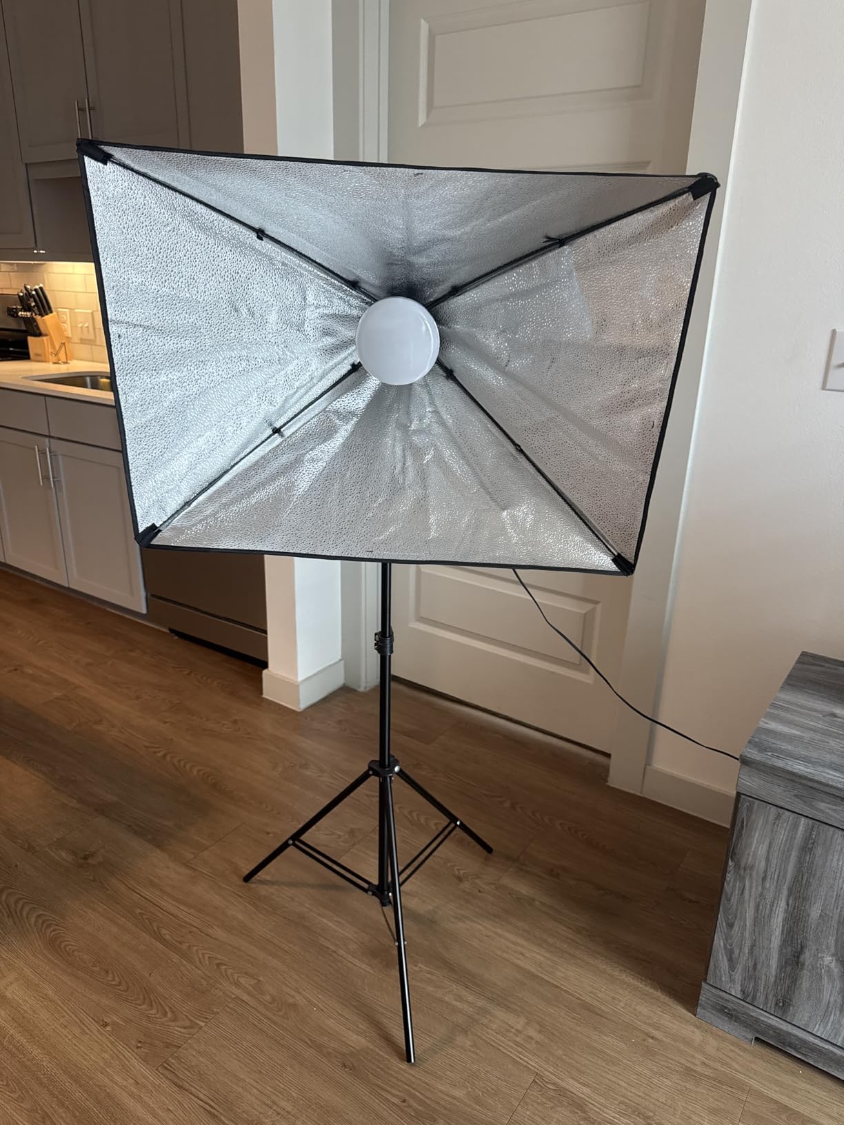 Skytex Softbox Lighting Kit(2Pack), 20x28in Soft Box | 85W 2700-6400K E27 LED Bulb Continuous Photography Lighting, Photo Studio Lights Equipment for Camera Shooting, Video Recording Customer Review Skytex Softbox Lighting Kit(2Pack), 20x28in Soft Box | 85W 2700-6400K E27 LED Bulb Continuous Photography Lighting, Photo Studio Lights Equipment for Camera Shooting, Video Recording - Customer Photo 2