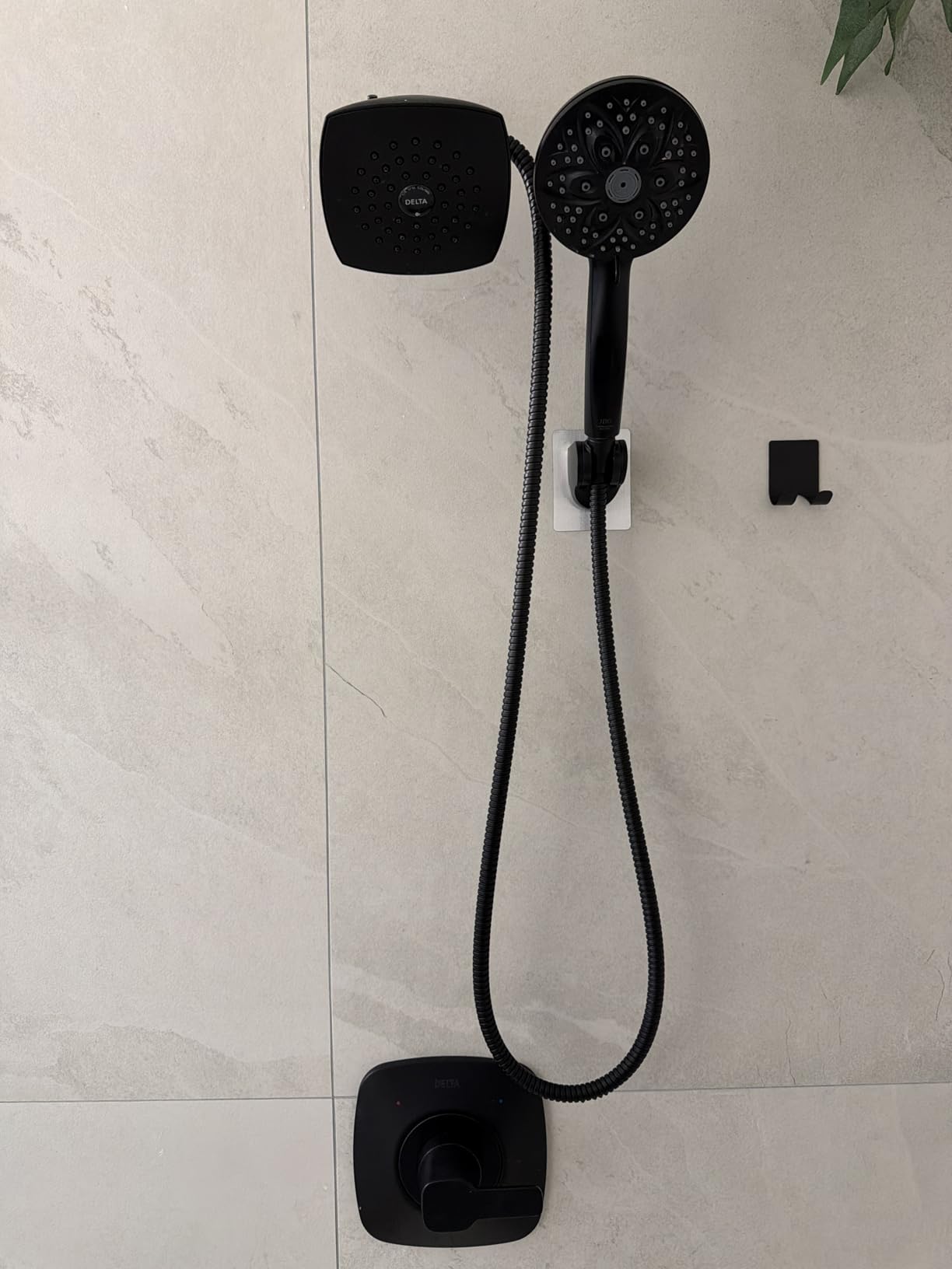 6-Setting Shower Head with Handheld, JDO High Pressure Hand held Shower Head, 4.7 Inch Chrome Detachable Showerhead Set with 59 Inch Stainless Steel Hose and Adjustable Showerhead Holder Customer Review 6-Setting Shower Head with Handheld, JDO High Pressure Hand held Shower Head, 4.7 Inch Chrome Detachable Showerhead Set with 59 Inch Stainless Steel Hose and Adjustable Showerhead Holder - Customer Photo 1