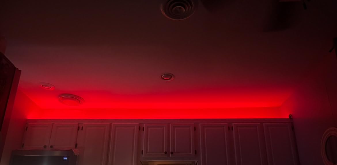 Govee RGBIC LED Strip Lights, Smart LED Lights for Bedroom, Bluetooth LED Lights APP Control, DIY Multiple Colors on One Line, Color Changing LED Strip Lighting Music Sync, Home Decor, 16.4ft - Customer Photo 2