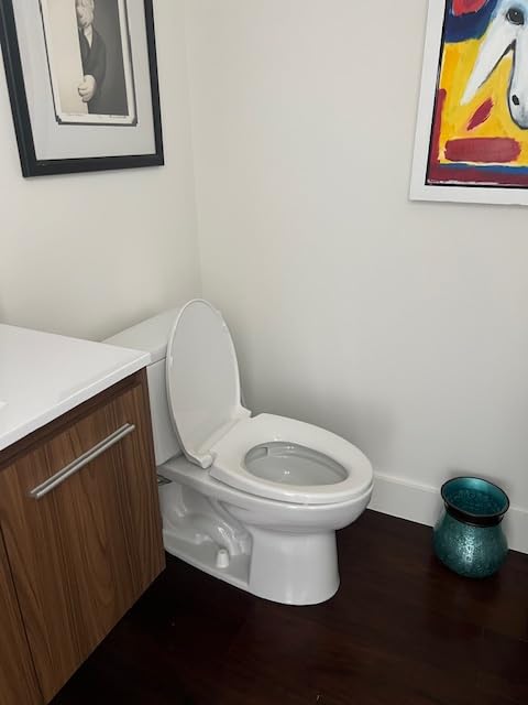 TOTO Drake Two-Piece Elongated 1.28 GPF TORNADO FLUSH Toilet with CEFIONTECT and SoftClose Seat - Customer Photo 1