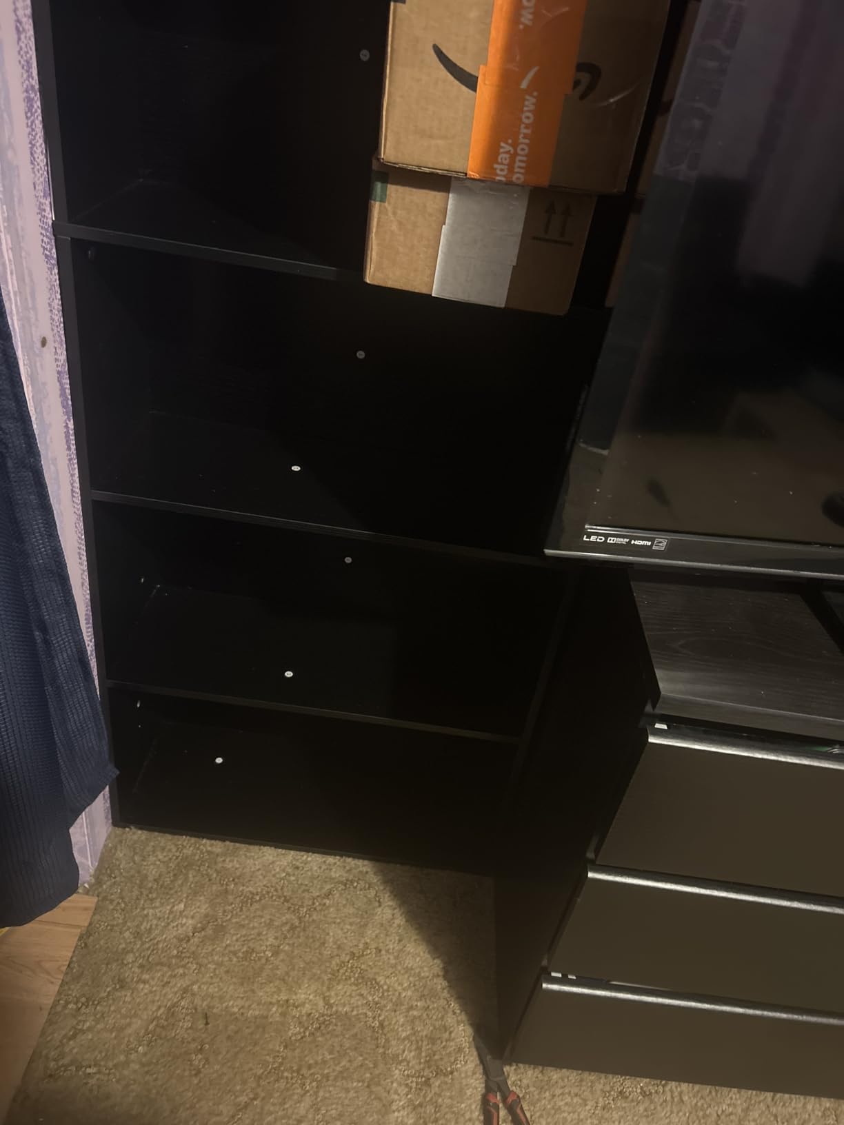 IRONCK Industrial Bookshelves and Bookcases Floor Standing 6 Shelf Display Storage Shelves 70 in Tall Bookcase Home Decor Furniture for Home Office, Living Room, Bed Room, Vintage Brown - Customer Photo 2