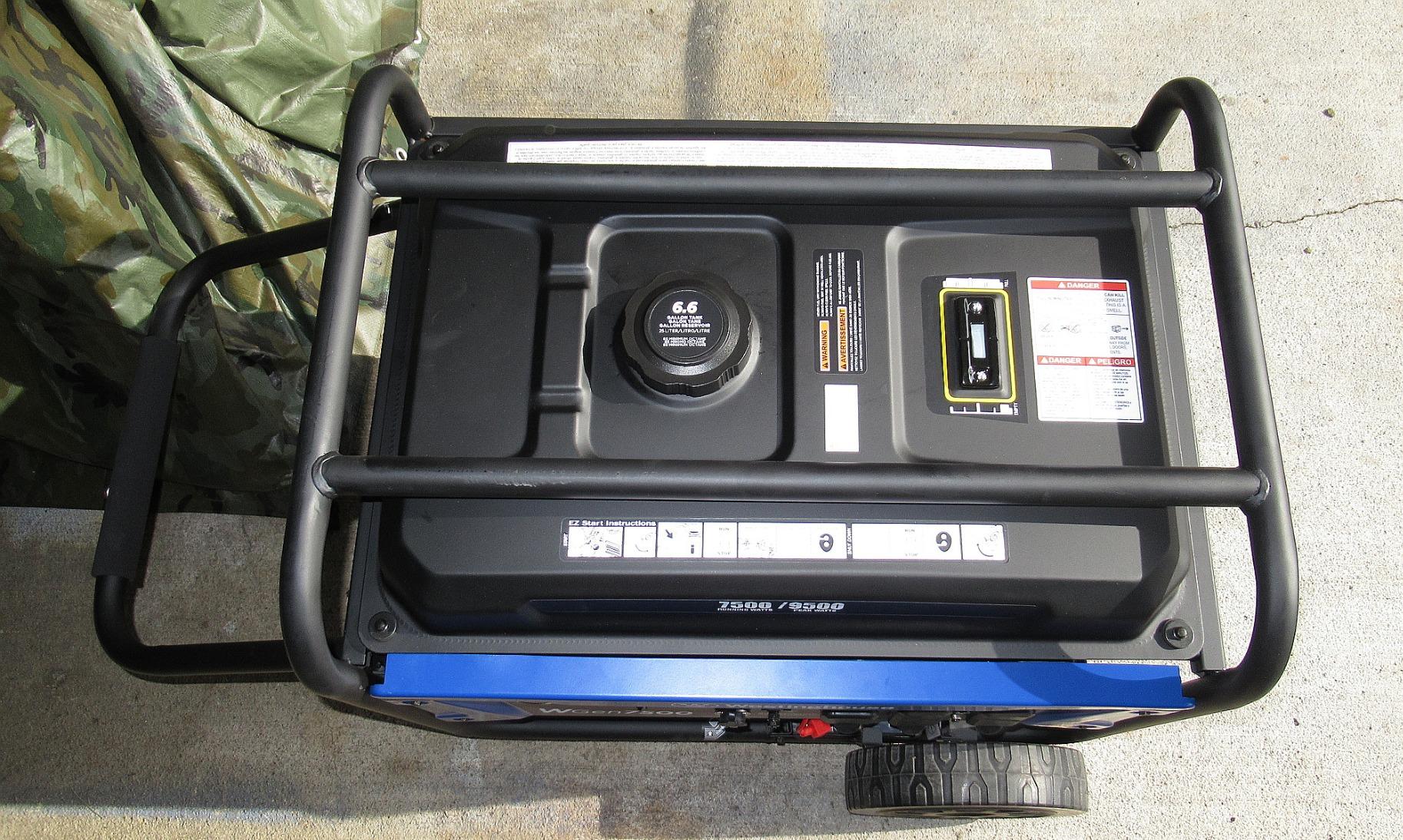 Westinghouse 9500 Peak Watt Dual Fuel Home Backup Portable Generator, Electric Start, Transfer Switch Ready, Gas & Propane Powered, CO Sensor - Customer Photo 1