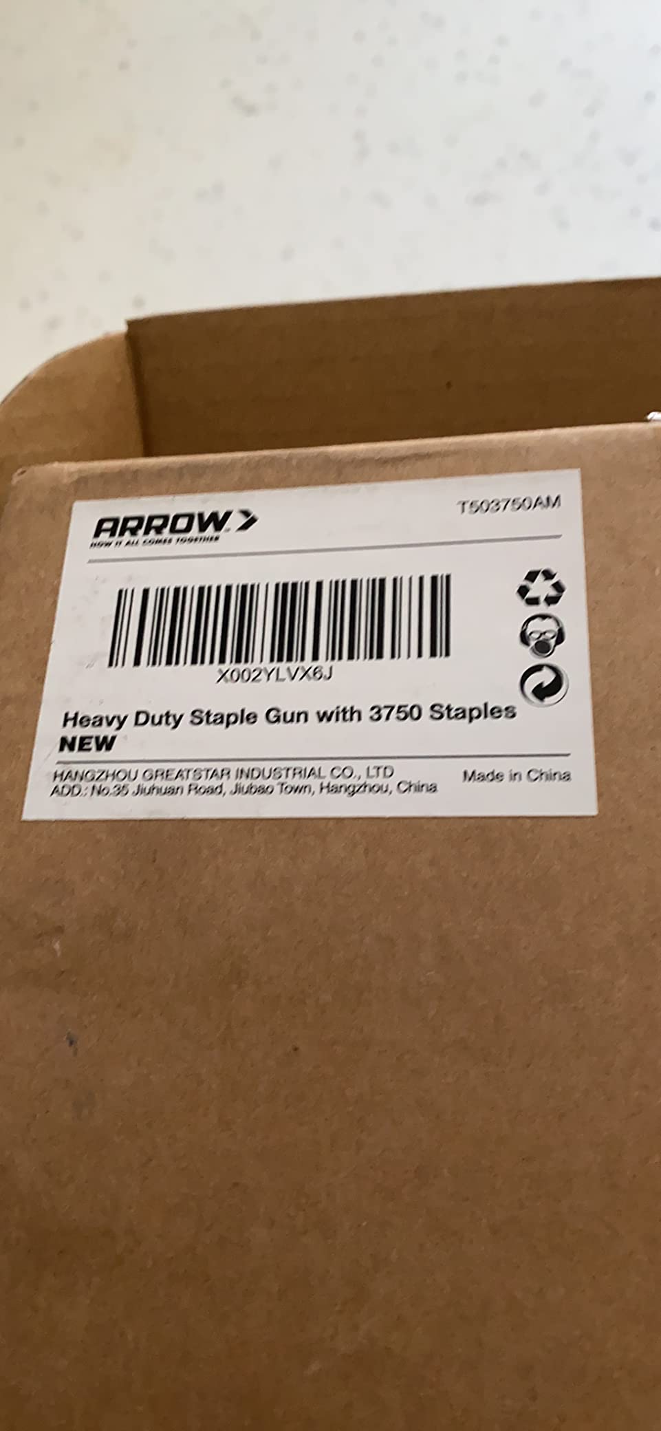 Arrow T50 Heavy Duty Staple Gun Kit, All Chrome Steel Stapler, with 3750 Pieces T50 1/4