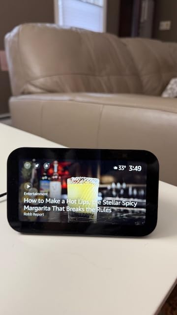 Amazon Echo Show 5 (newest model), Smart display with Alexa+ Early Access, 2x the bass and clearer sound, Charcoal Customer Review Amazon Echo Show 5 (newest model), Smart display with Alexa+ Early Access, 2x the bass and clearer sound, Charcoal - Customer Photo 2