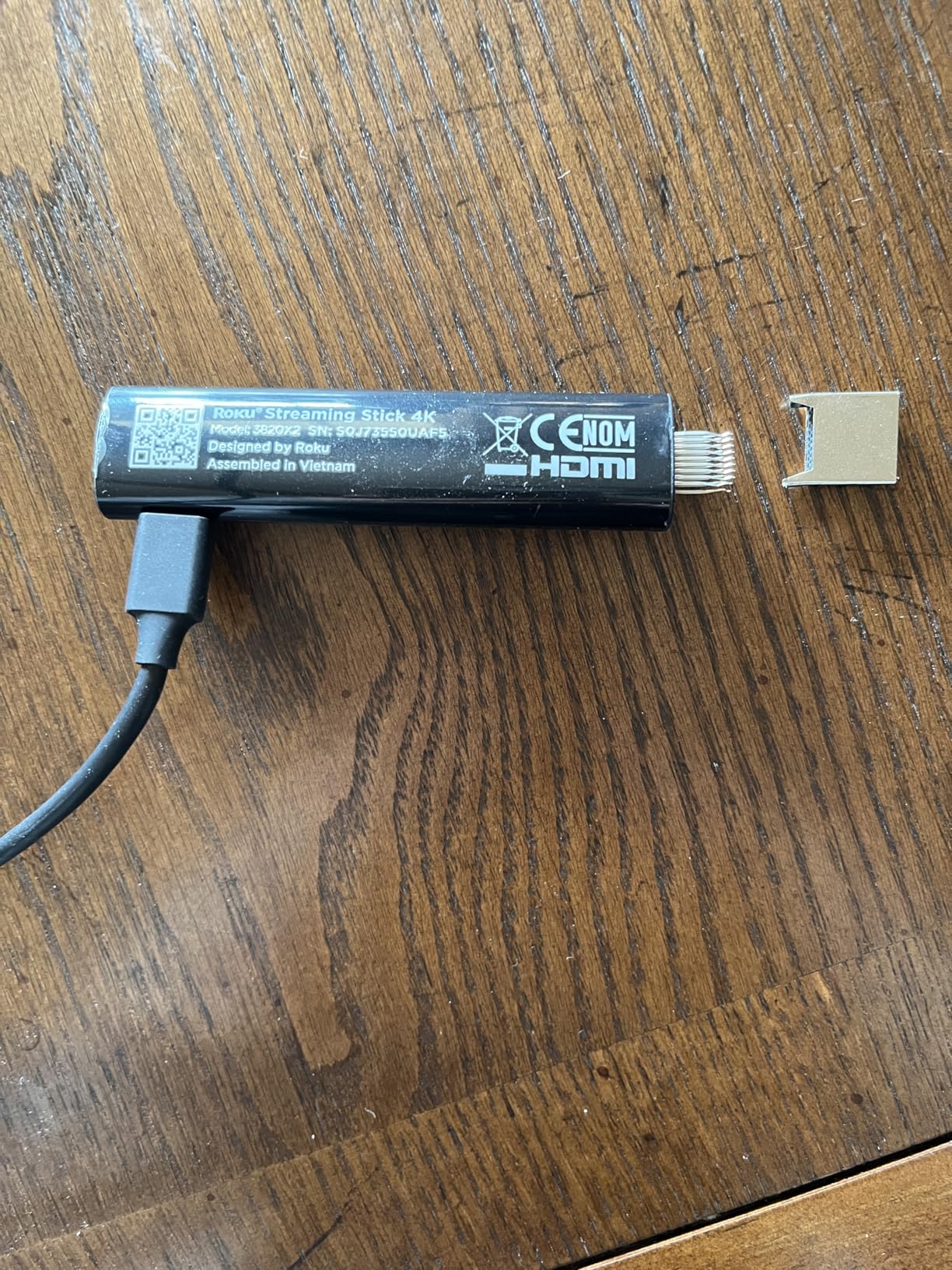 Roku Streaming Stick 4K - HDR & Dolby Vision Roku Streaming Device for TV with Voice Remote & Long-Range Wi-Fi - Free & Live TV - Customer Photo 1