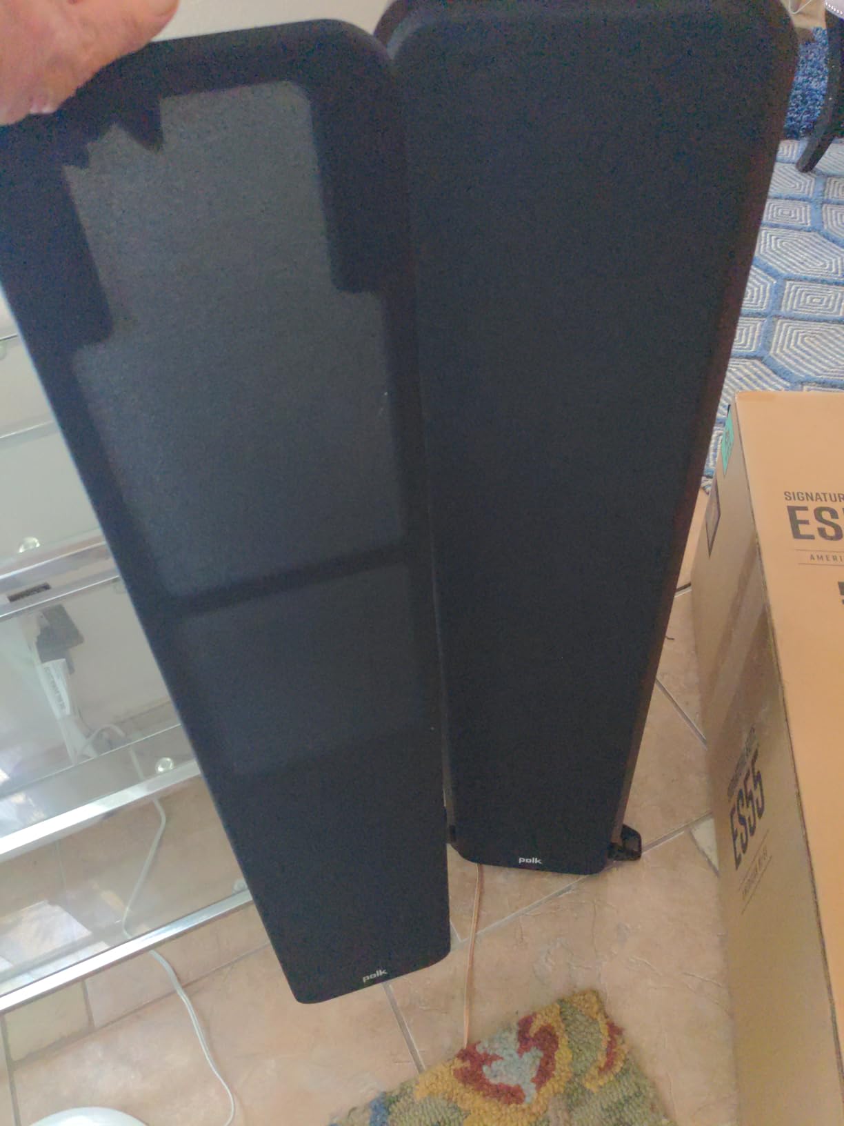 Polk Signature Elite ES50 Tower Speaker - Hi-Res Audio Certified, Dolby Atmos Speaker & DTS:X Compatible, 1