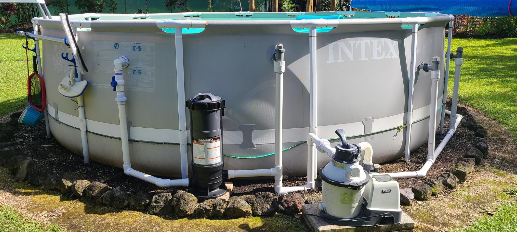 Swimline HYDROTOOLS Above-Ground Pool Cartridge Tank & Replacement Filter Element - 50 Sq. Ft. High-Performance Filtration, Sure-Flo Pro System, Pump or Base Not Included Customer Review Swimline HYDROTOOLS Above-Ground Pool Cartridge Tank & Replacement Filter Element - 50 Sq. Ft. High-Performance Filtration, Sure-Flo Pro System, Pump or Base Not Included - Customer Photo 2