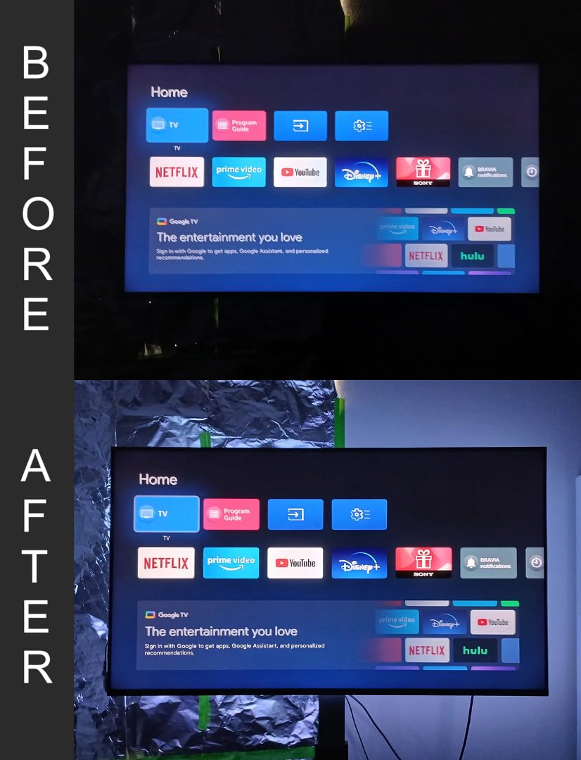 KANTUTOE LED Lights for TV, 16.4ft LED Lights for 45-75 Inch TVs, RGB TV Backlight Behind, Music Sync Bluetooth APP & Remote Control Strip Lights USB Powered for Bedroom, Gaming, Home Décor - Customer Photo 2