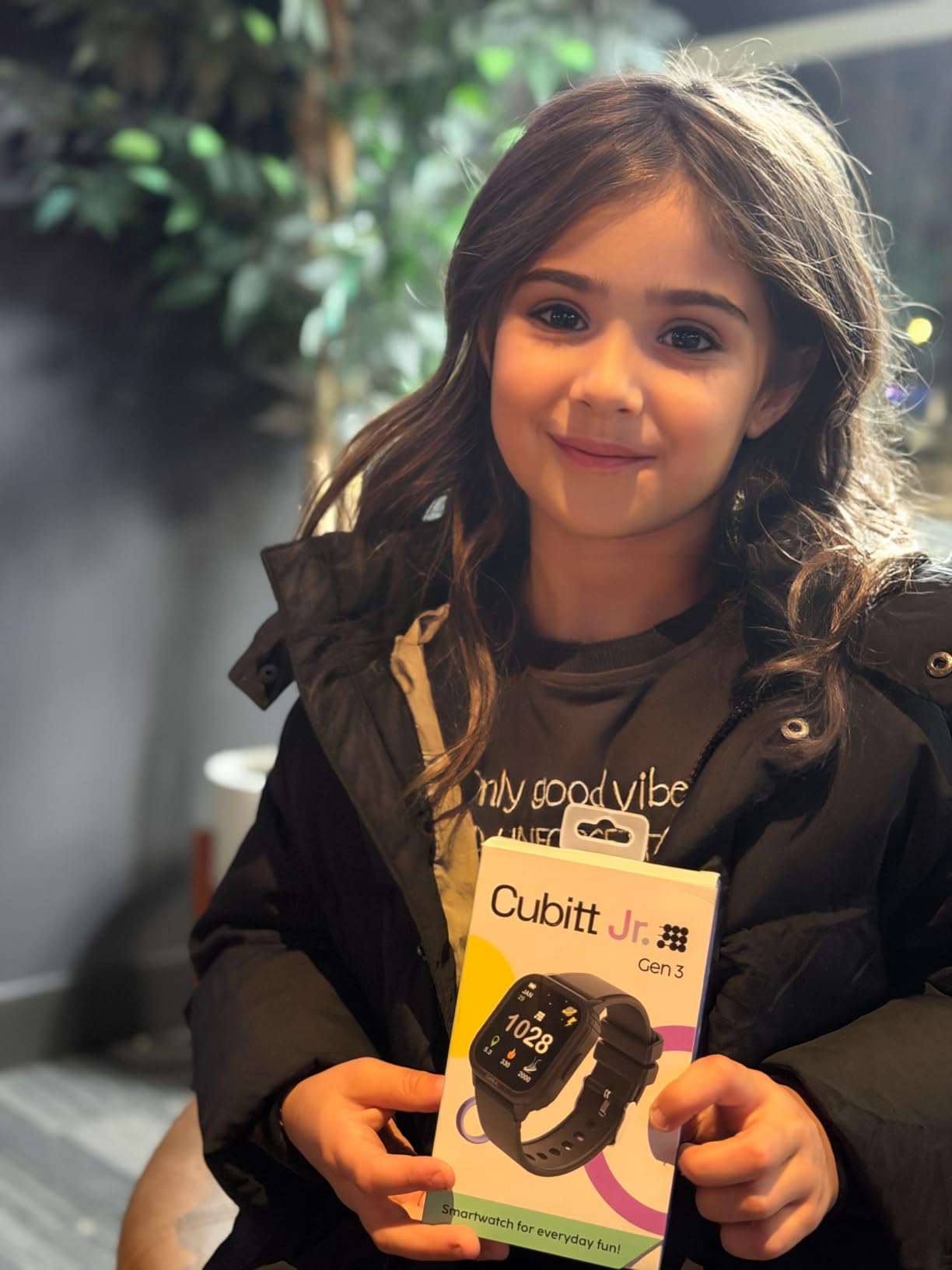 Cubitt Jr. Smartwatch Fitness Tracker for Kids and Teens with Games, Step Counter, Sleep Monitor, Heart Rate Monitor, Calculator, Activity Tracking, 1.75