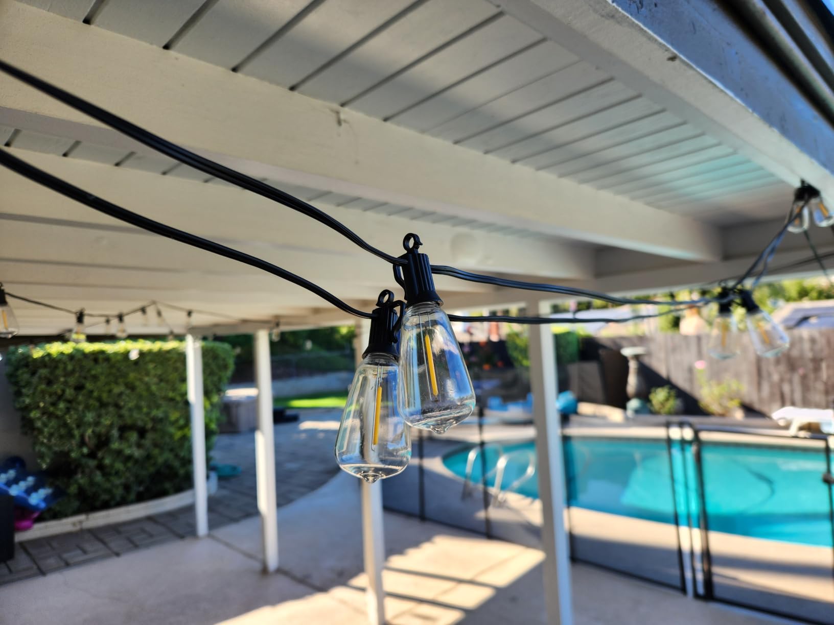 Kasa Outdoor Smart Dimmer Plug, IP64 Plug- in Dimmer for Outdoor String Lights, Compatible with Alexa, Google Assistant & SmartThings, Long Wi-Fi Range 2.4Ghz, No Hub Required, ETL Certified(KP405) - Customer Photo 4