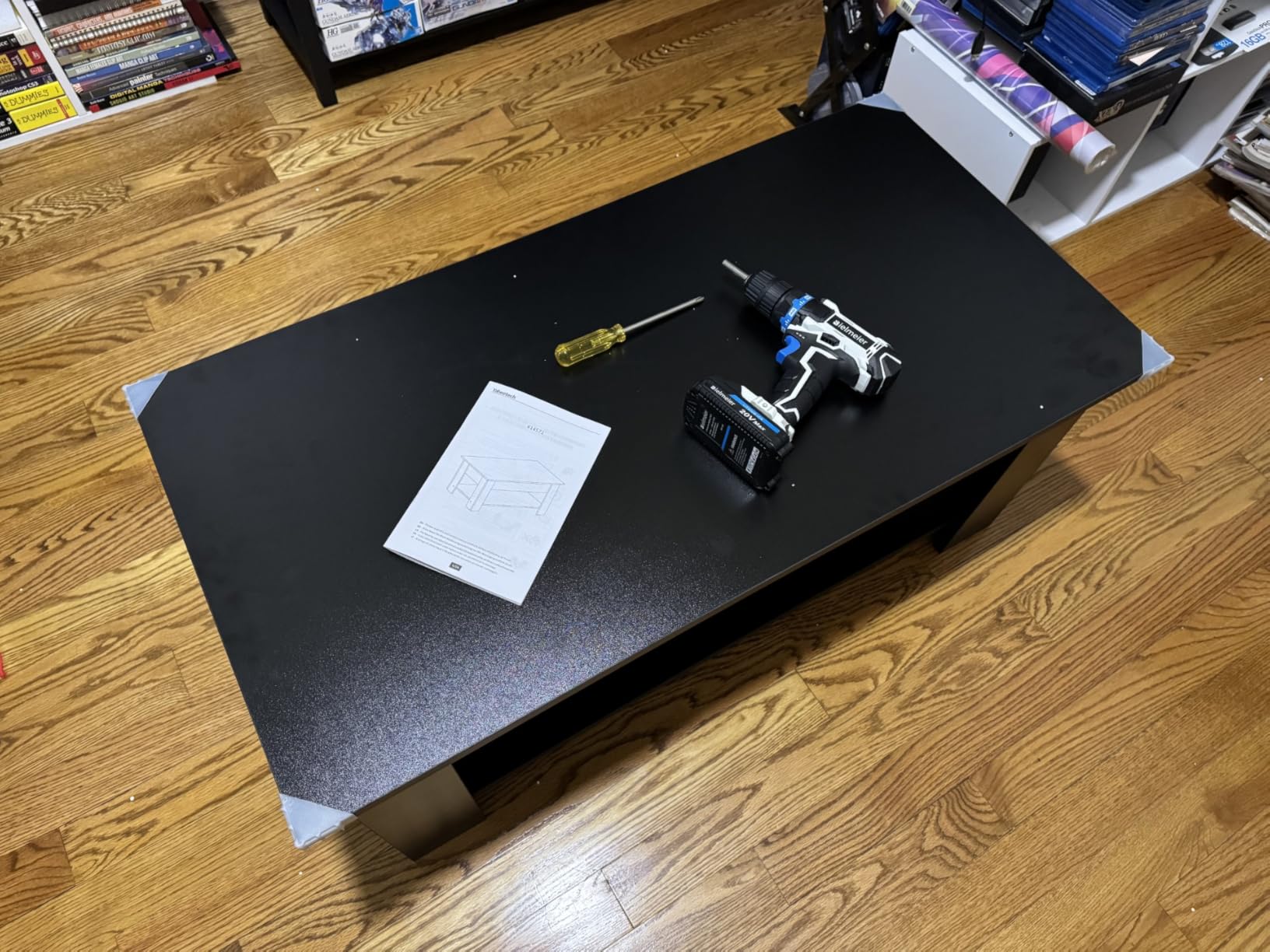 Yaheetech Wooden Coffee Table, Lift Top Coffee Table with Large Hidden Storage Shelf, Lift Tabletop Dining Tables for Living Room, Home Small Space, 38.6in, Black - Customer Photo 2