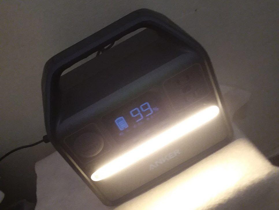 Anker 521 Portable Power Station Upgraded with LiFePO4 Battery, 256Wh 6-Port PowerHouse, 300W Peak 600W Solar Generator - Customer Photo 2