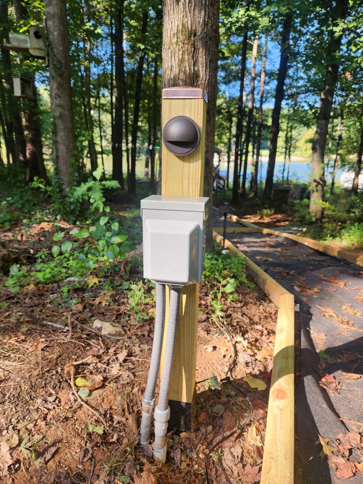 CLOUDY BAY [12 Pack] 3CCT Low Voltage LED Deck Lights Outdoor,2700K/3500K/5000K Selectable,Landscape Step Stair Railing Fence Light Wired,3W,12V-24V AC/DC Deck Lighting Fixtures - Customer Photo 1