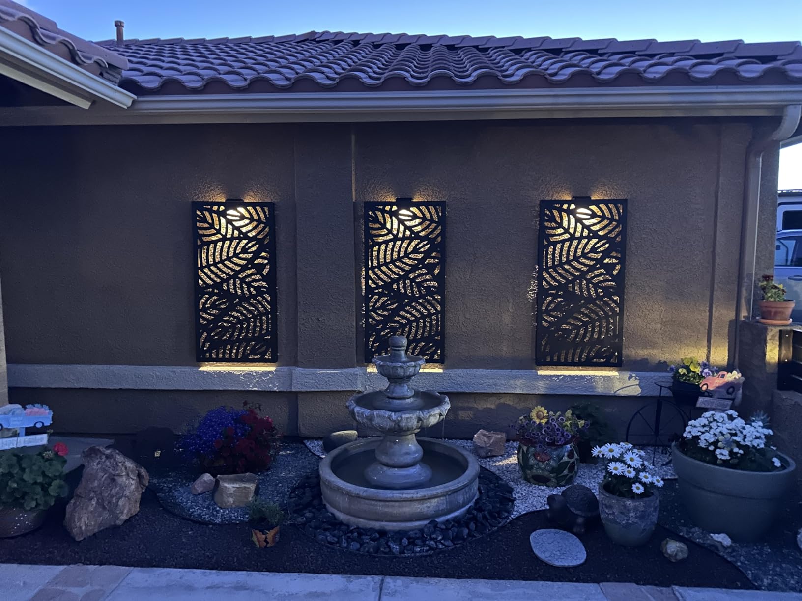 2'x4' Sanibel Decorative Screen, Umber - Customer Photo 1