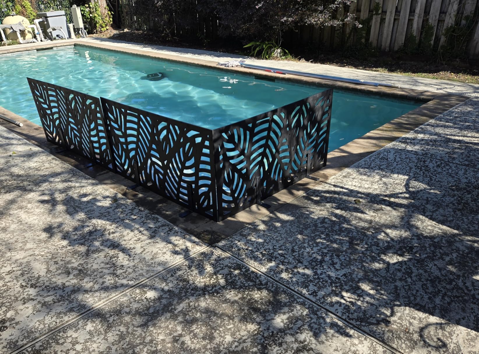 2'x4' Sanibel Decorative Screen, Black - Customer Photo 1