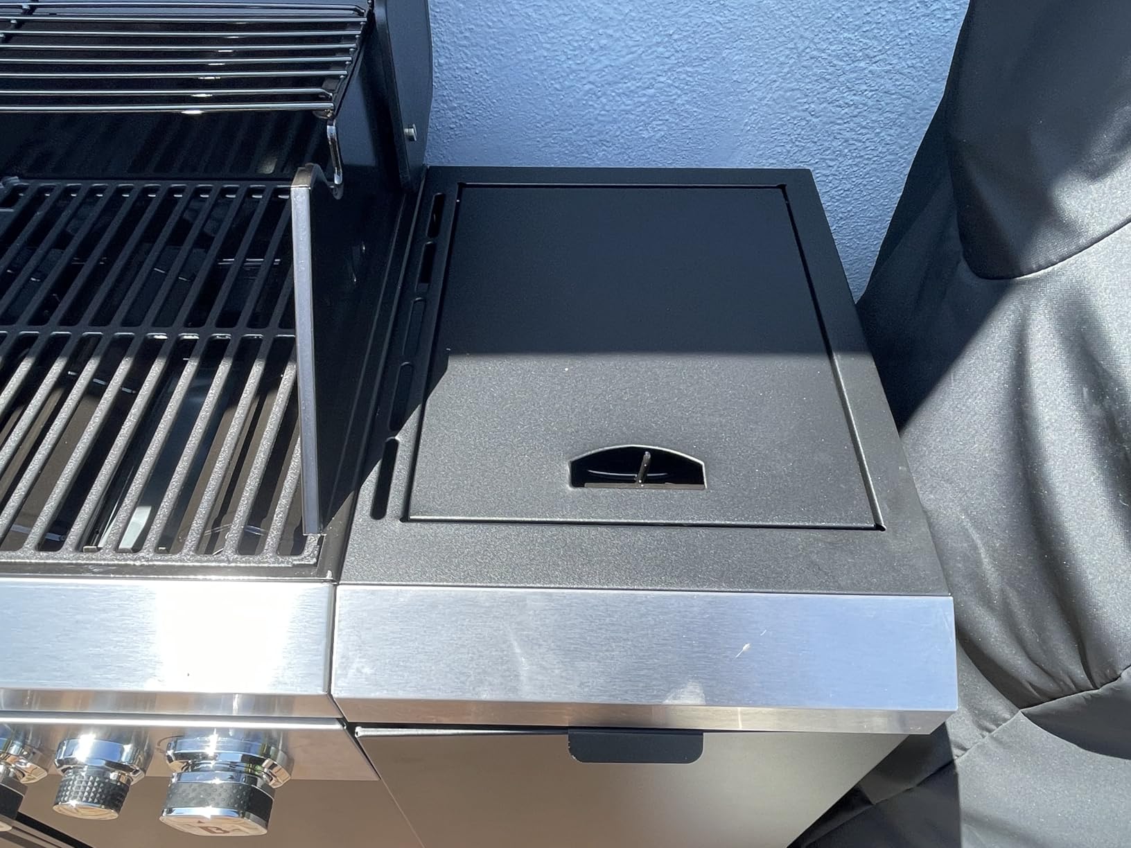 Brand-Man 6-Burner Gas Outdoor Kitchen Grill Island with Side Burner - 72,000 BTU Stainless Steel BBQ Grill Station with Storage Cabinets, Fold-out Prep Table, LPG/NG Convertible, Gray Customer Review Brand-Man 6-Burner Gas Outdoor Kitchen Grill Island with Side Burner - 72,000 BTU Stainless Steel BBQ Grill Station with Storage Cabinets, Fold-out Prep Table, LPG/NG Convertible, Gray - Customer Photo 2