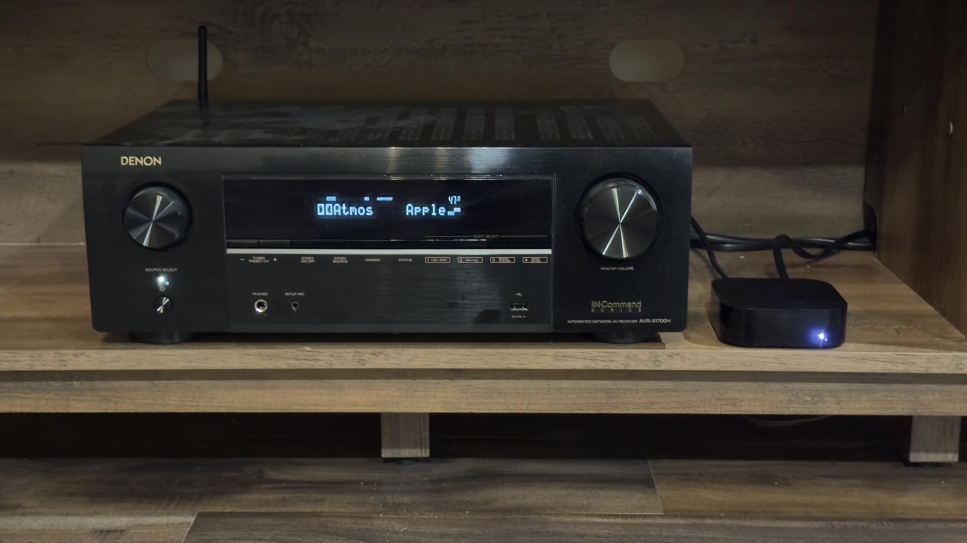 Denon AVR-X1700H 7.2 Channel AV Receiver - 80W/Channel, Advanced 8K HDMI Video w/eARC, Dolby Atmos, DTS:X, Built-in HEOS, Amazon Alexa Voice Control - Customer Photo 1