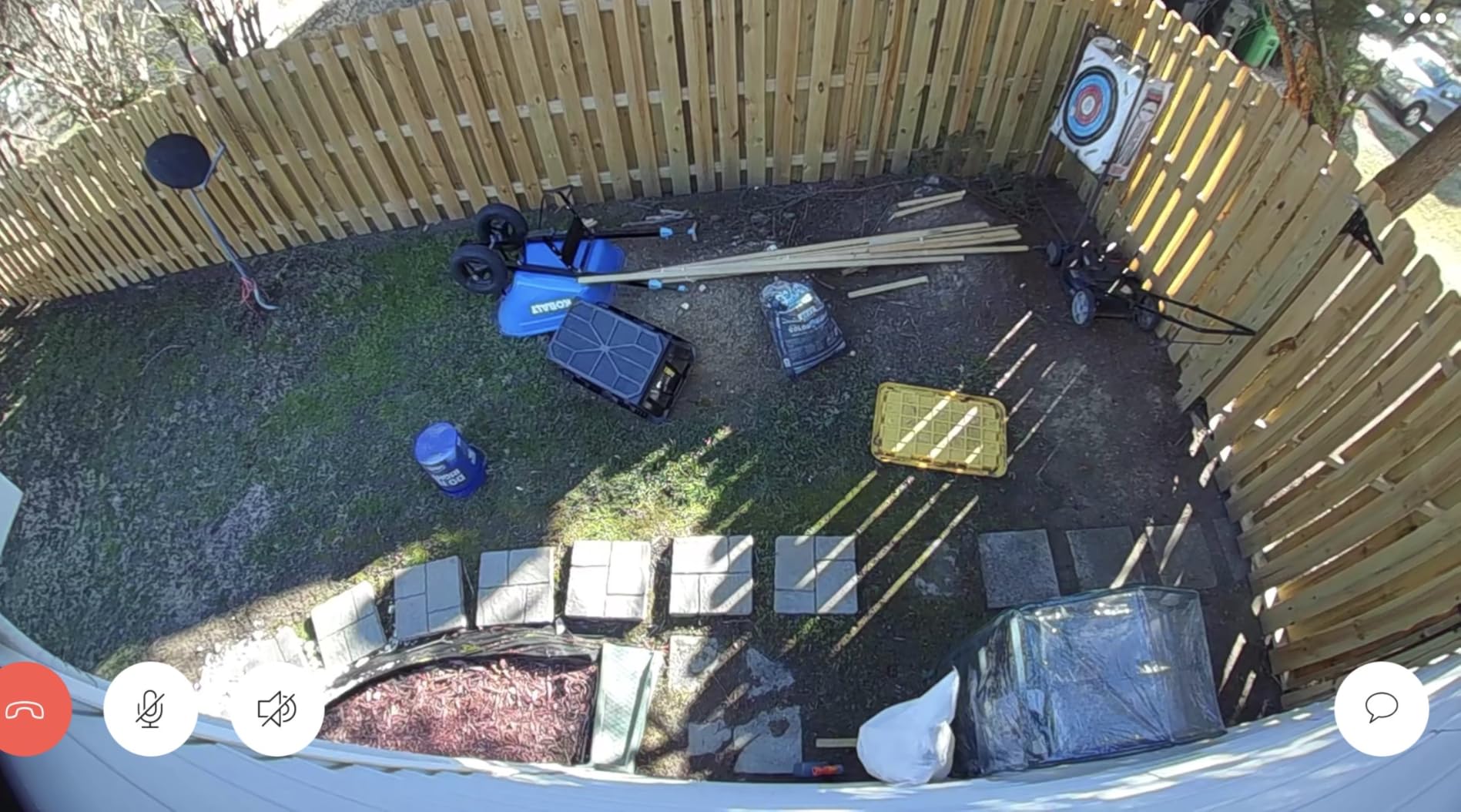 Ring Spotlight Cam Plus, Battery (newest model), Home or business security with HD video, Two-Way Talk, Color Night Vision, and Security Siren, White - Customer Photo 1