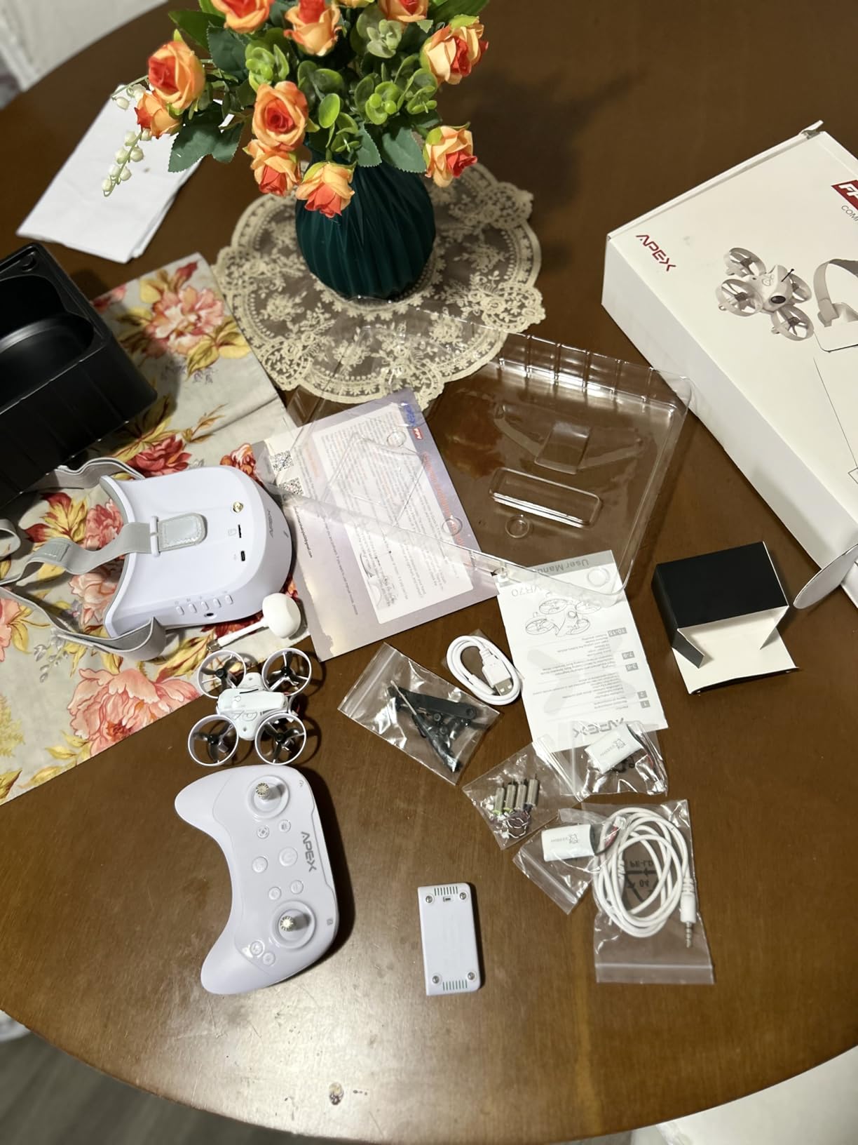 APEX FPV Drone Kit, Drone with Goggles,POV Content Drone,Brushed FPV Racing drone for Beginners,Low-Latency 5.8G Transmission, Drop-Resistant,VR70-2.0 Customer Review APEX FPV Drone Kit, Drone with Goggles,POV Content Drone,Brushed FPV Racing drone for Beginners,Low-Latency 5.8G Transmission, Drop-Resistant,VR70-2.0 - Customer Photo 2