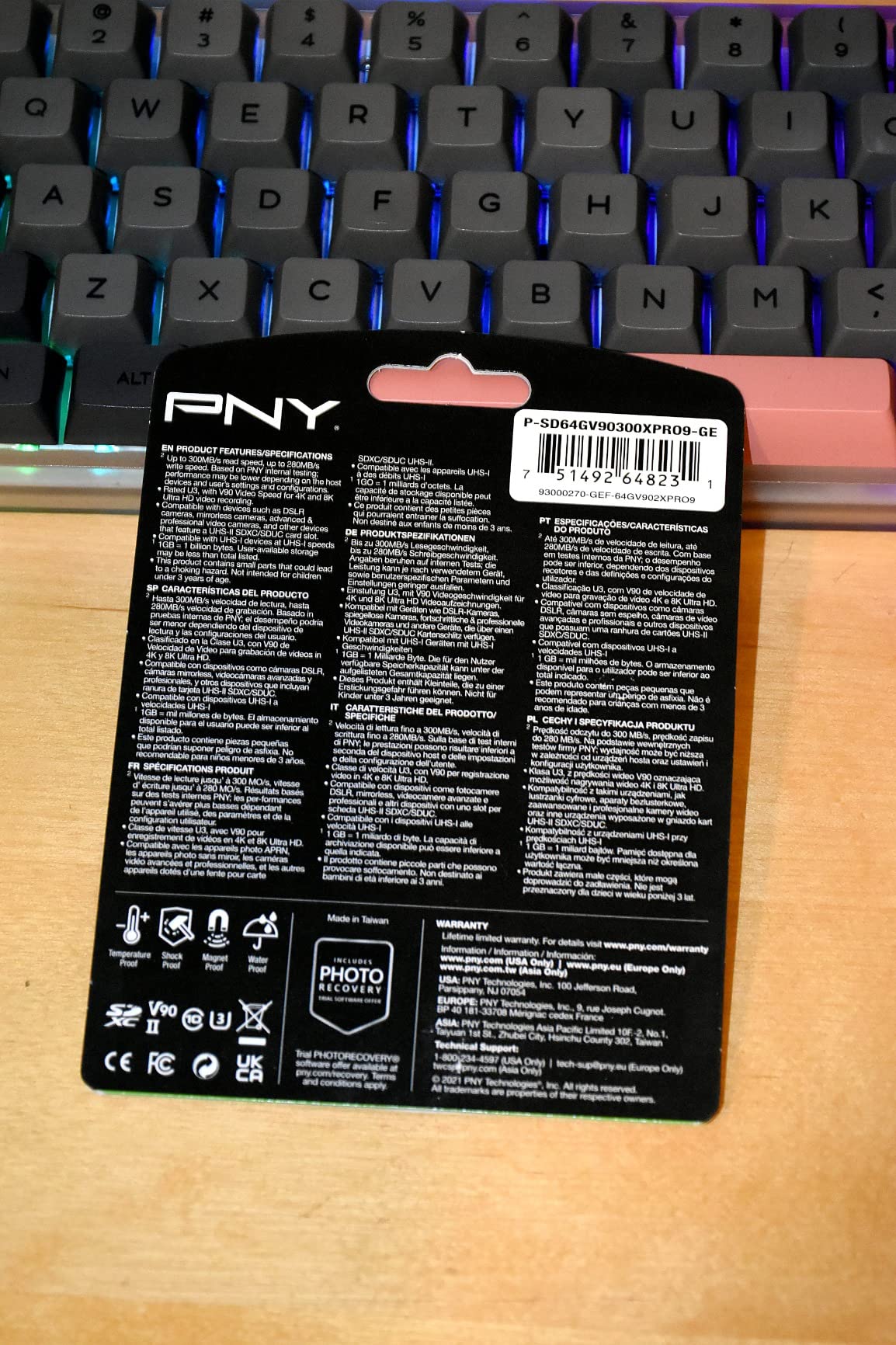 PNY 256GB EliteX-PRO90 UHS-II SDXC Memory Card – R300MB/s W280MB/s, U3, V90, 8K UHD, Full HD, UHS-II for Professional Photographers & Content Creators, DSLR, Mirrorless Cameras, Advanced Video Cameras - Customer Photo 3