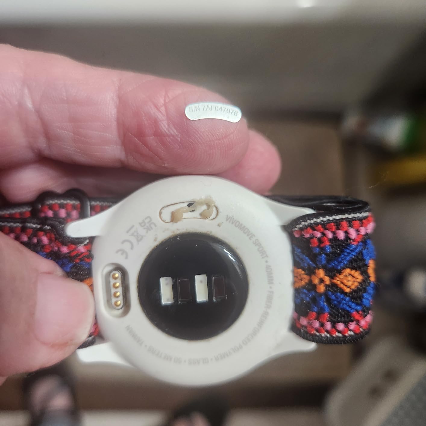 Garmin vivomove Sport, Hybrid Smartwatch, Health and Wellness Features, Touchscreen, Black - Customer Photo 5