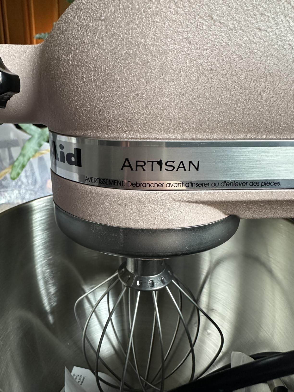 KitchenAid Artisan Series 5 Quart Tilt Head Stand Mixer with Pouring Shield KSM150PS, Feather Pink - Customer Photo 4