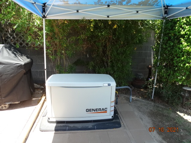 Generac Guardian 24kW Home Standby Generator with 200 Amp Transfer Switch - Automatic Whole House Backup Power for Storms, Emergencies, and Outages, WiFi Enabled, Runs on Natural Gas or Liquid Propane Customer Review Generac Guardian 24kW Home Standby Generator with 200 Amp Transfer Switch - Automatic Whole House Backup Power for Storms, Emergencies, and Outages, WiFi Enabled, Runs on Natural Gas or Liquid Propane - Customer Photo 1