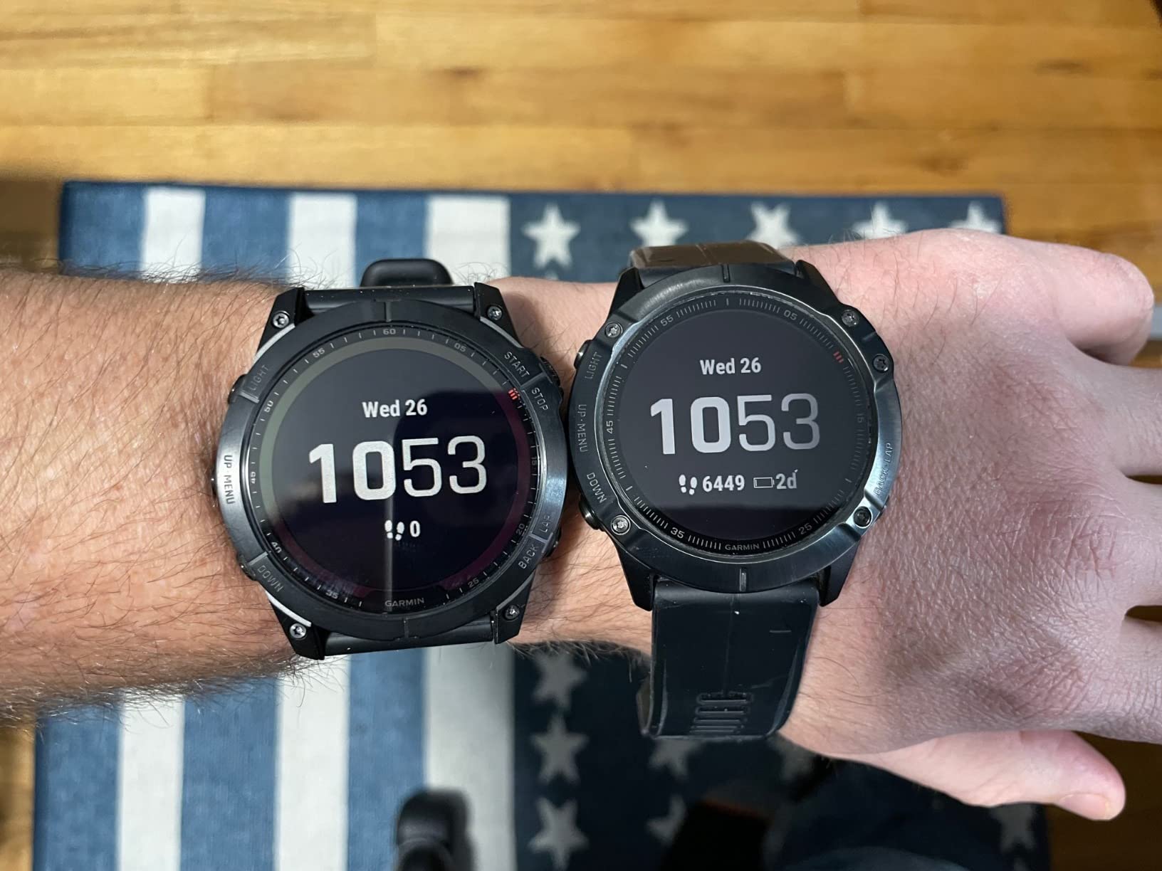 Garmin Fenix 7X Sapphire Solar, Larger Adventure smartwatch, with Solar Charging Capabilities, Rugged Outdoor Watch with GPS, Touchscreen, Wellness Features, Carbon Gray DLC Titanium with Black Band - Customer Photo 1