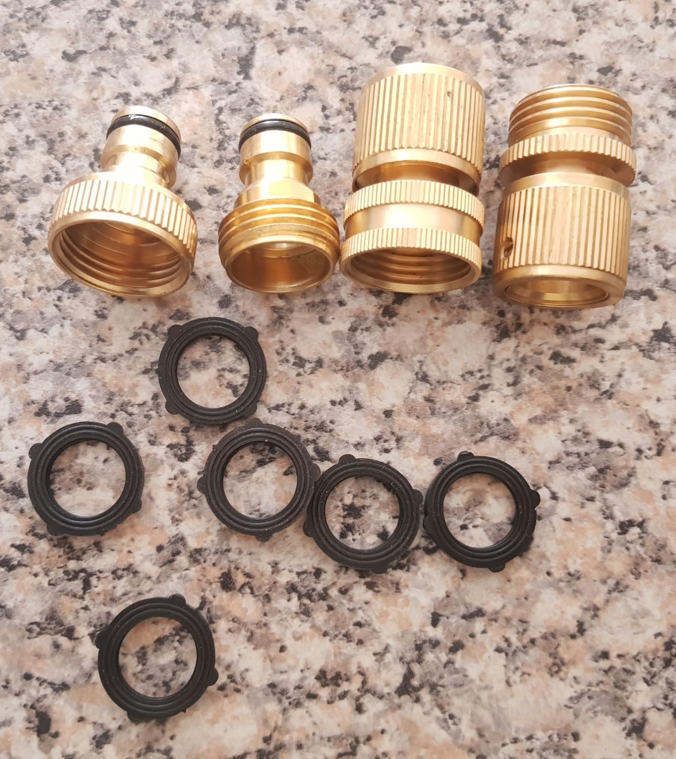 Hourleey 2 Pack Impact Lawn Sprinklers for Yard, Heavy Duty Water Sprinkler Head with Aluminum Alloy Spike Base, Adjustable Pulsating Sprinkler for Large Area Lawn Patio Garden - Customer Photo 2