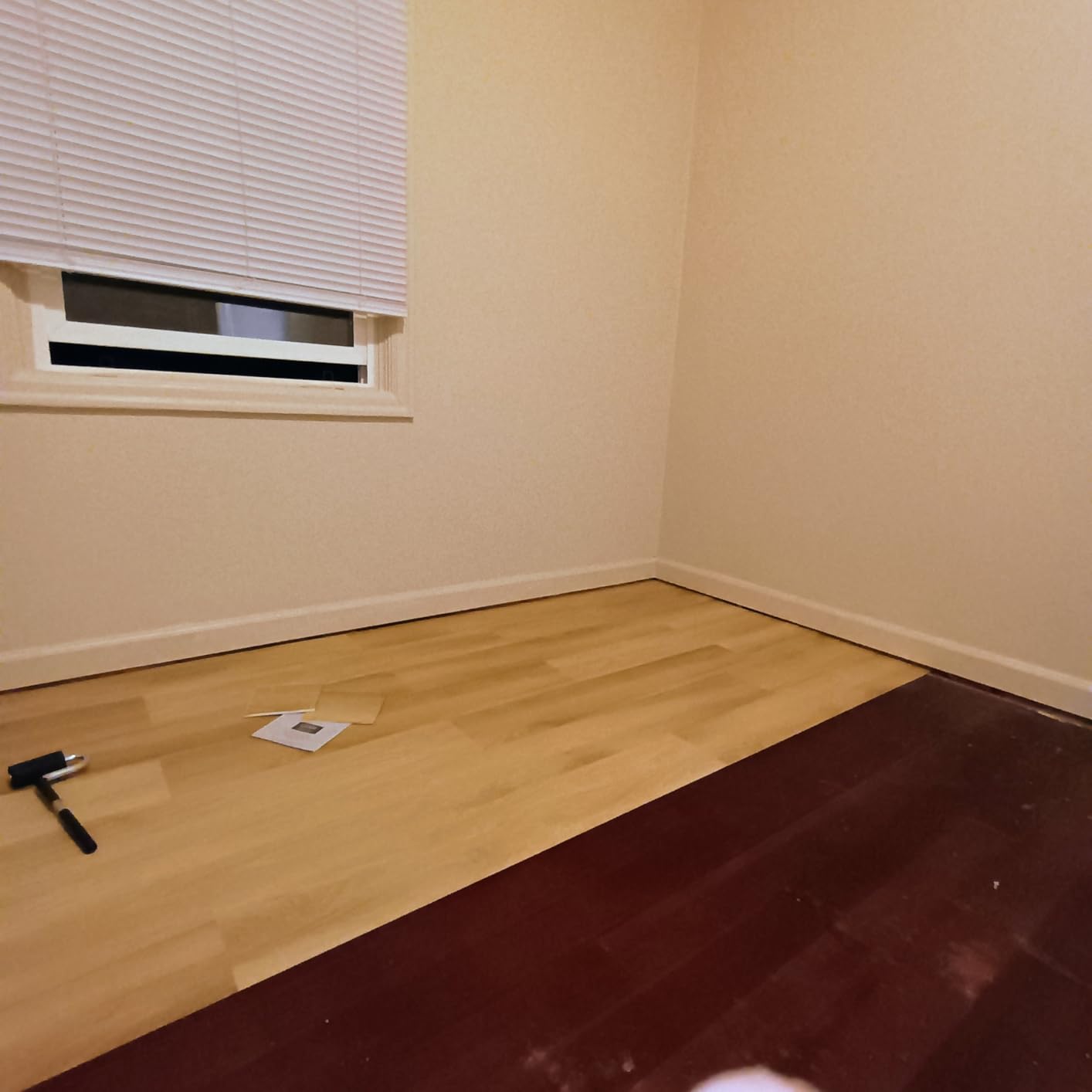 LUCiDA SURFACES Luxury Vinyl Flooring Tiles | Peel and Stick Floor Tile for DIY Installation | 12 Wood Look Planks | Winter | BaseCore | 18 Sq. Feet - Customer Photo 2