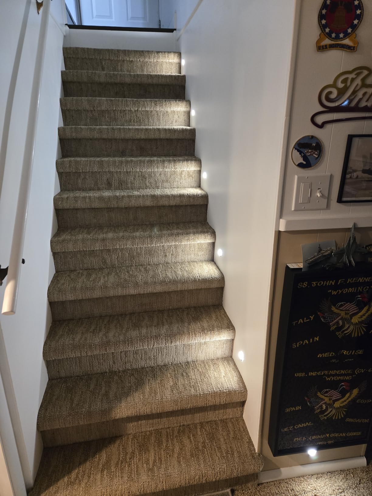 HIBOITEC Recessed LED Deck Light Kits (16 Pack), 12V Low Voltage Landscape Lighting IP67 Waterproof Outdoor Step Stair Lights Warm White Deck Lighting for Garden Yard Steps Stair Patio Floor Decoration - Customer Photo 1