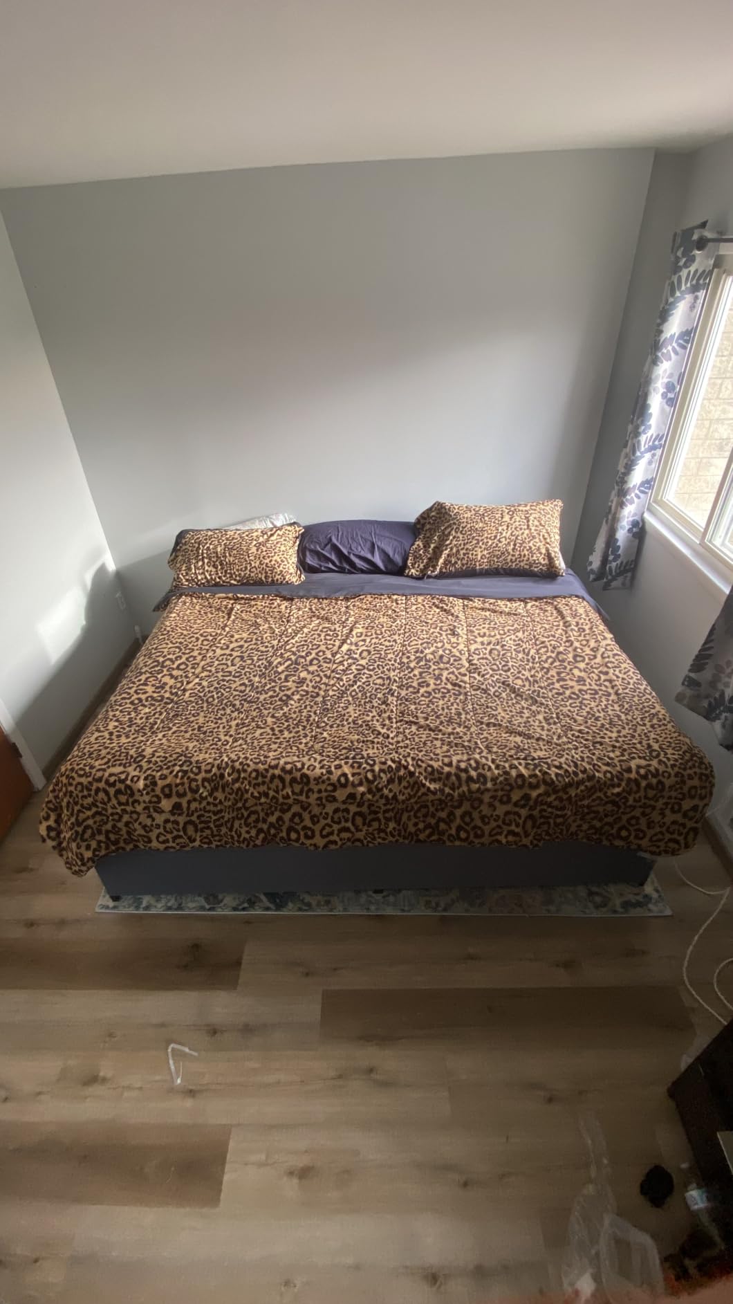 14 Inch Metal Bed Frame Queen Size No Box Spring Needed, Heavy Duty Platform Support Up to 3000 lbs, Easy Assembly, Noise Free, Black - Customer Photo 2