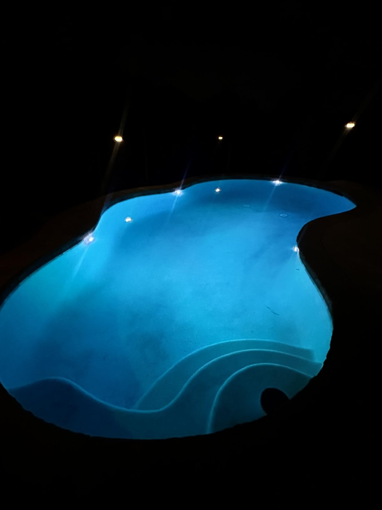 Homly Rechargeable Submersible Pool Lights with Remote, Waterproof Underwater Charging Battery Operated Controlled 16 Color Changing LED with Magnet Floating Lights Pool Pond Decoration 4 Pack Customer Review Homly Rechargeable Submersible Pool Lights with Remote, Waterproof Underwater Charging Battery Operated Controlled 16 Color Changing LED with Magnet Floating Lights Pool Pond Decoration 4 Pack - Customer Photo 1