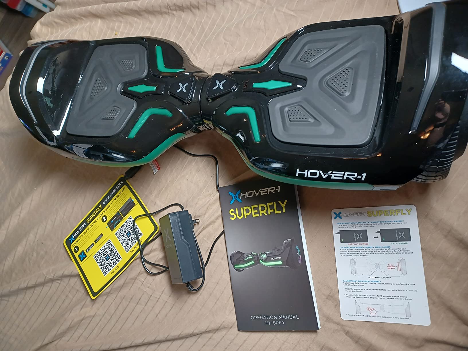 Hover-1 Superfly Electric Self Balancing Scooter with 7MPH Top Speed, 6 Mile Range, Long Lasting Li-Ion Battery - 5HR Full Charge, Built-In Bluetooth Speaker - Rider Modes: Beginner to Expert Customer Review Hover-1 Superfly Electric Self Balancing Scooter with 7MPH Top Speed, 6 Mile Range, Long Lasting Li-Ion Battery - 5HR Full Charge, Built-In Bluetooth Speaker - Rider Modes: Beginner to Expert - Customer Photo 3
