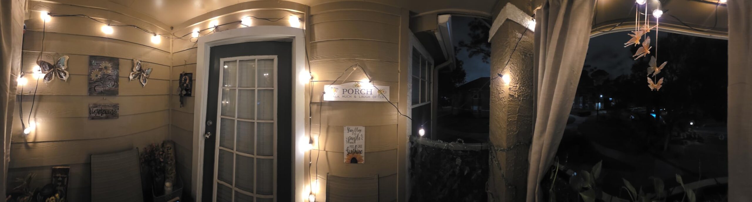 Brightown Outdoor String Lights, 50FT 25 G40 Bulbs Shatterproof Patio Lights, IP65 Waterproof Dimmable Hanging Connectable Globe LED Outdoor Lights for Backyard, Bistro, Porch, Deck, Balcony - Customer Photo 1