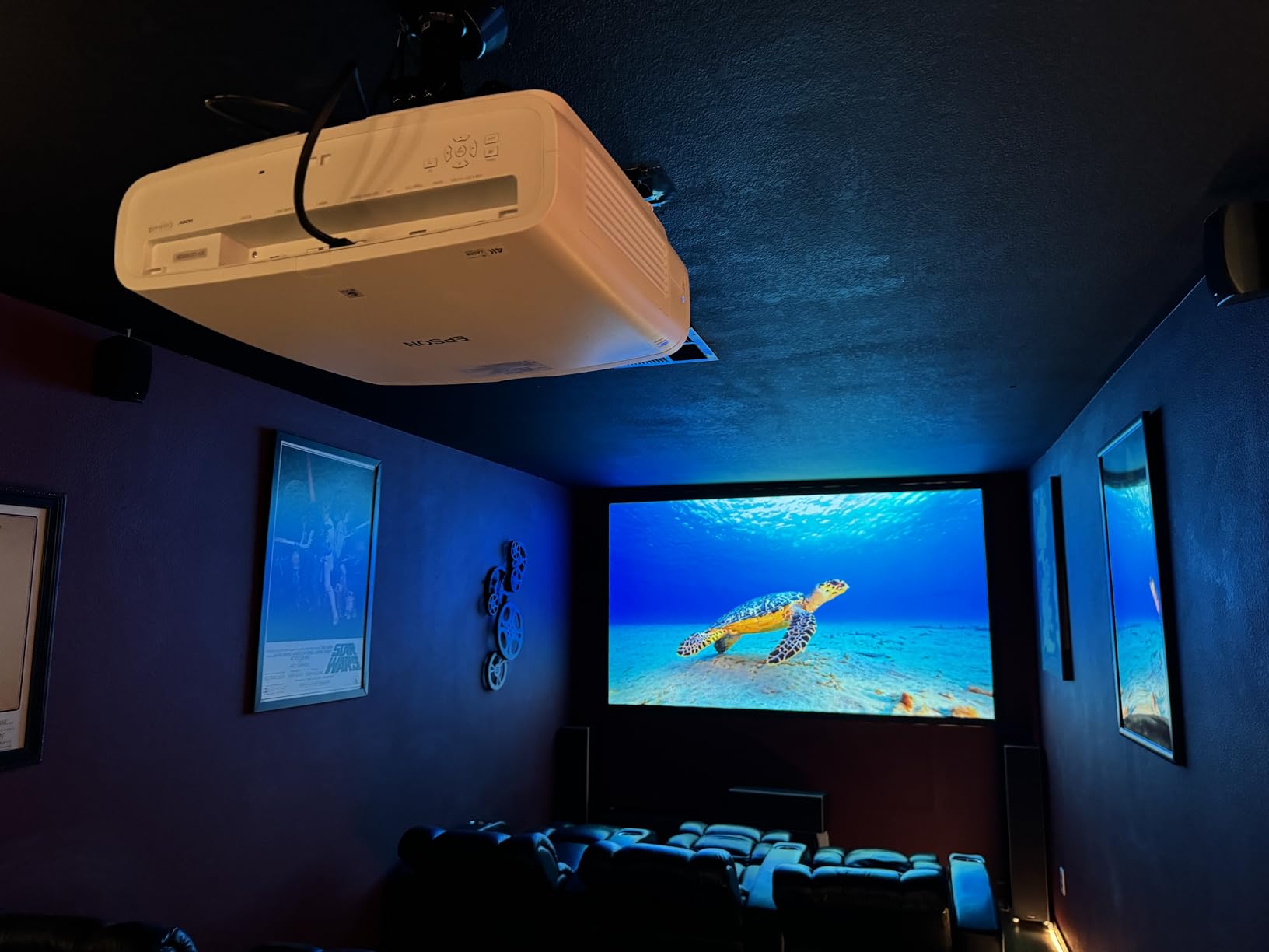 Epson Home Cinema LS11000 4K PRO-UHD Laser Projector, HDR, HDR10+, 2,500 Lumens Color & White Brightness, HDMI 2.1, Motorized Lens, Lens Shift, Focus, Zoom, 3840 x 2160, 120 Hz - Customer Photo 2