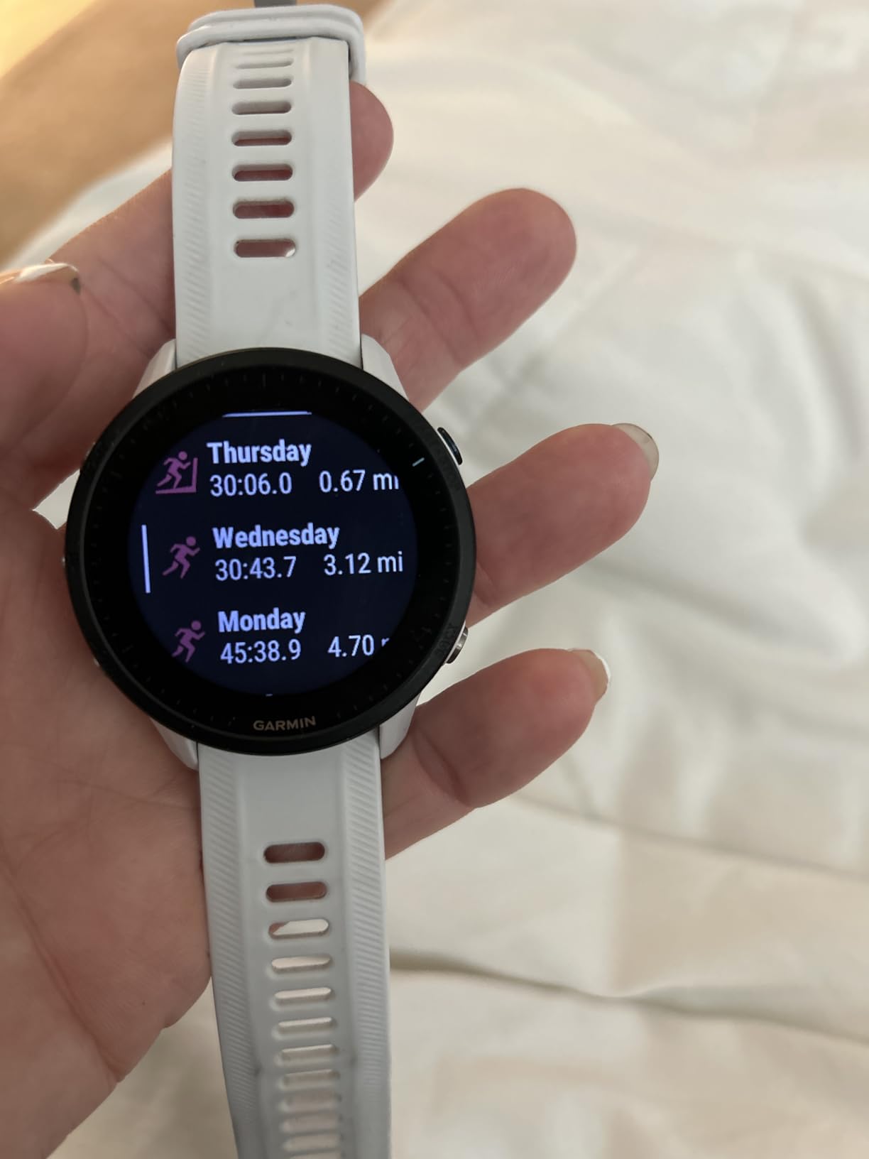 Garmin Forerunner 955 GPS Running Smartwatch, Tailored to Triathletes, Long-Lasting Battery - Customer Photo 1