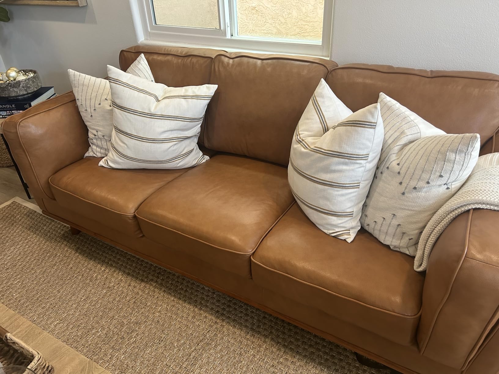 Valencia Artisan Full Leather Sofa 88