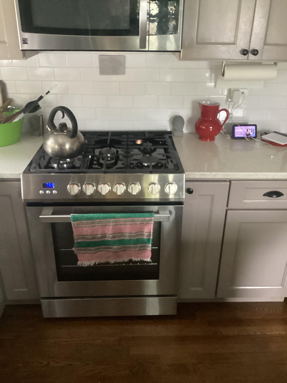 COSMO COS-305AGC 30 in. 5.0 cu. ft. Freestanding Single Oven Gas Range with 5 Burner Cooktop and Heavy Duty Cast Iron Grates in Stainless Steel - Customer Photo 1