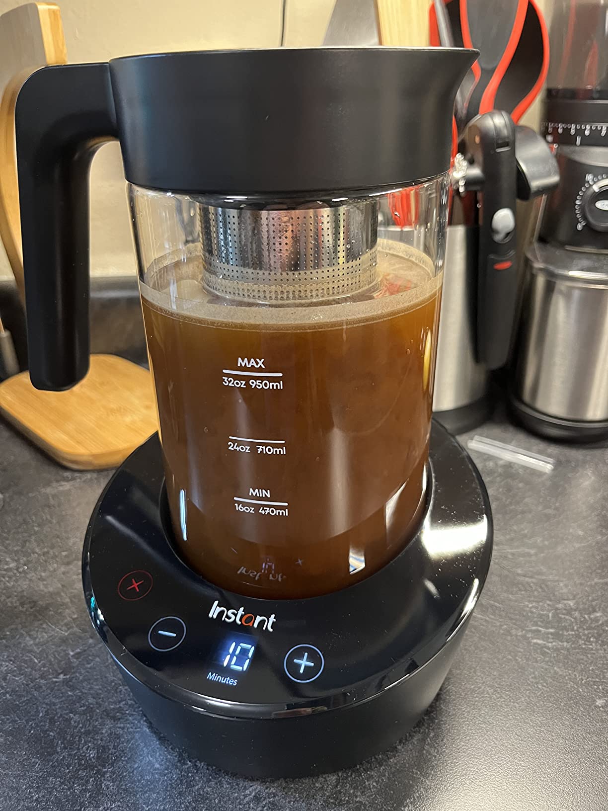 Instant Cold Brew Electric Coffee Maker, From the Makers of Instant Pot, Customize Your Brew Strength, Easy-to-Use, Dishwasher Safe Glass Pitcher, Quickly Brew Up to 32 Ounces - Customer Photo 2