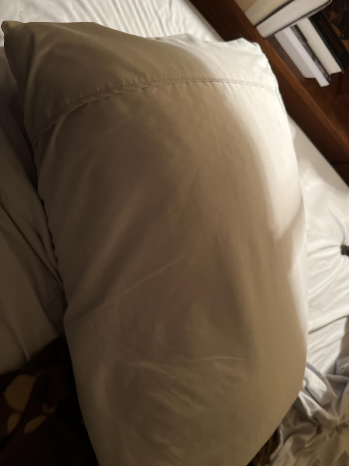 DreamyBlue Signature Pillow w/Adjustable Loft - Shredded Memory Foam Fill - Neutral Alignment for Side, Back, and Stomach Sleepers - Washable Bamboo Rayon Cover - CertiPUR-US Certified Foam (Queen) customer photo 1