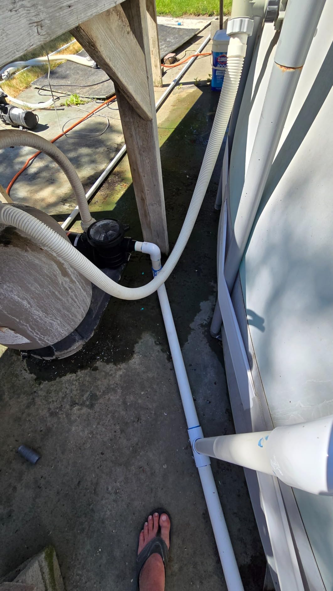 VEVOR Swimming Pool Pump, 2.0HP 115 V, 1500 W Single Speed Pumps for Above Ground Pool w/Strainer Basket, 5400 GPH Max. Flow, Certification of ETL for Security - Customer Photo 1