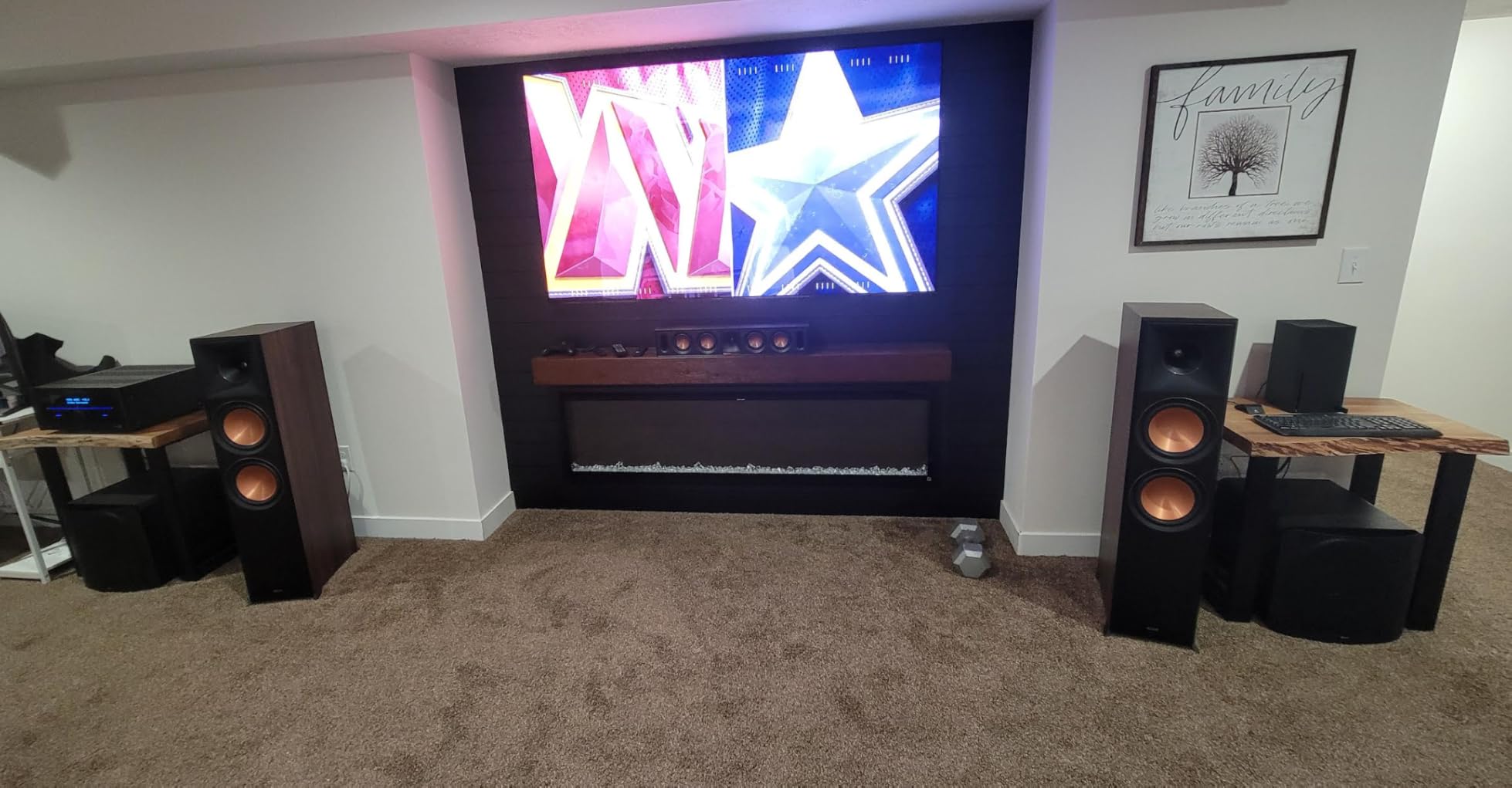 Klipsch Reference Premiere RP-8000F II 2.0 Dual Floorstanding Speaker Pair with Larger 90° x 90° Hybrid Tractrix Horn, 8