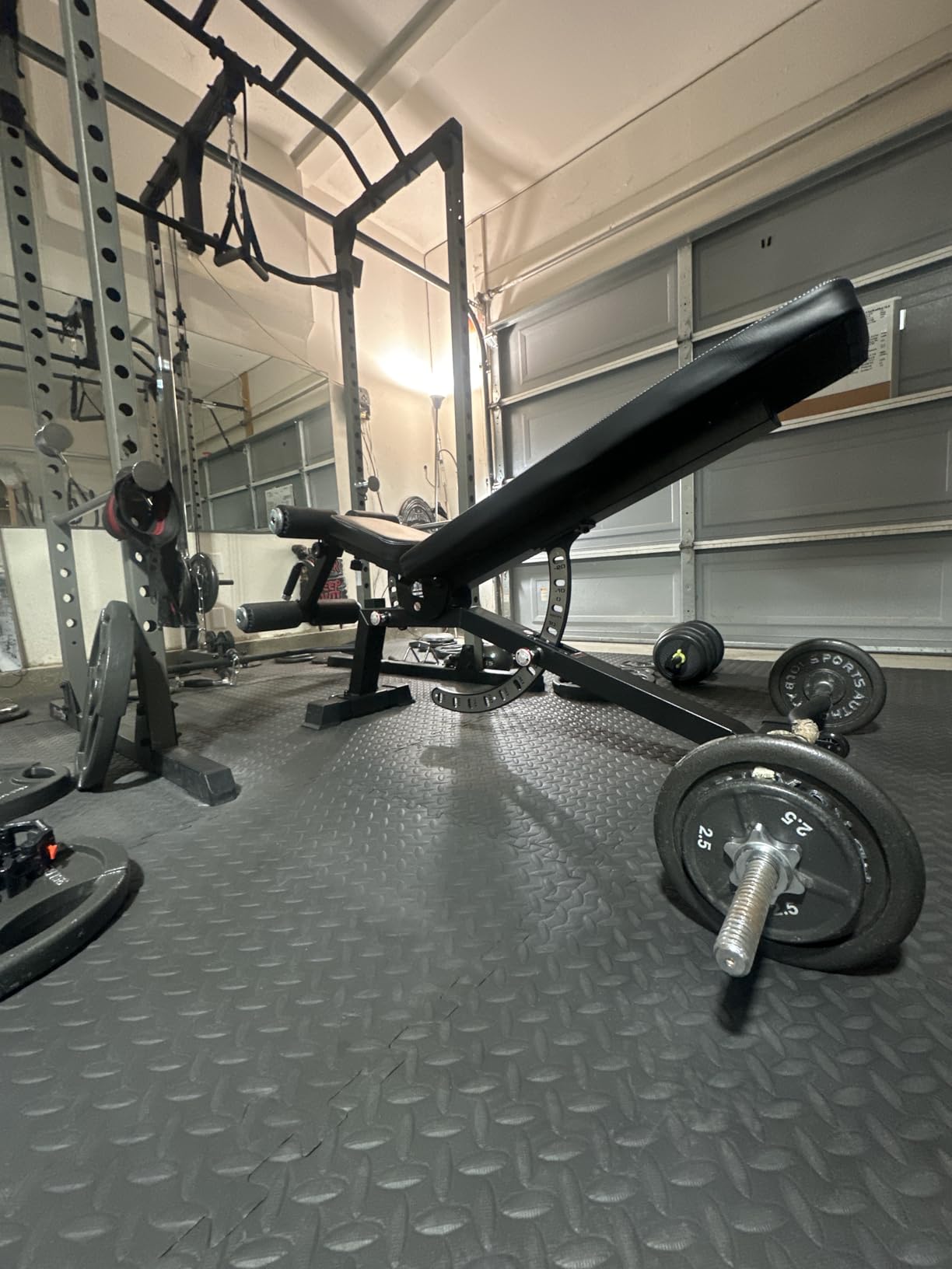 Keppi 1200LB Weight Bench, Heavy Duty Bench1000 PRO Adjustable Workout Bench Press Set for Home Gym Strength Training, Removable Foot Catch for Incline Flat Decline Sit Up Bench for Full Body Fitness - Customer Photo 2