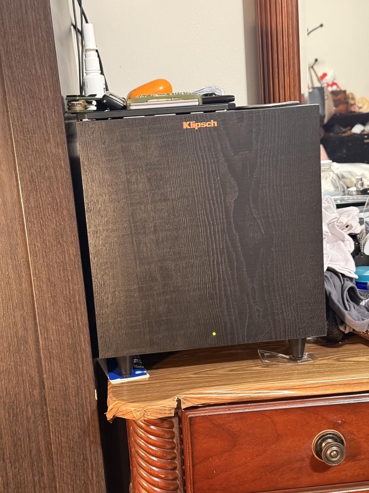 Klipsch R-80SWi 8-inch 150W Wireless Subwoofer with High Performance Driver for Deep Bass Black - Customer Photo 1