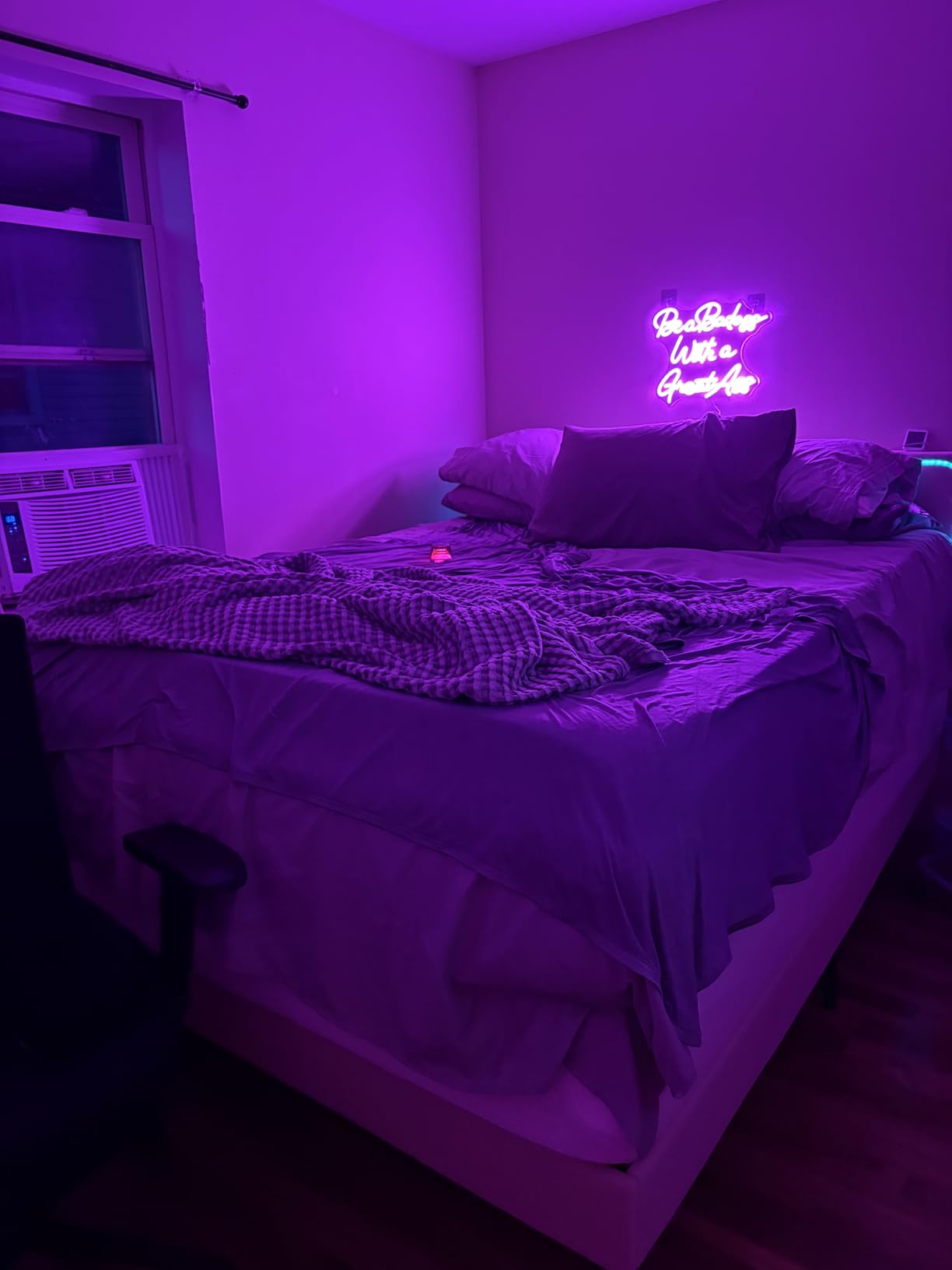 Amazon Basics Memory Foam Mattress, Medium Firm, 12 Inch, California King, White/Grey - Customer Photo 1